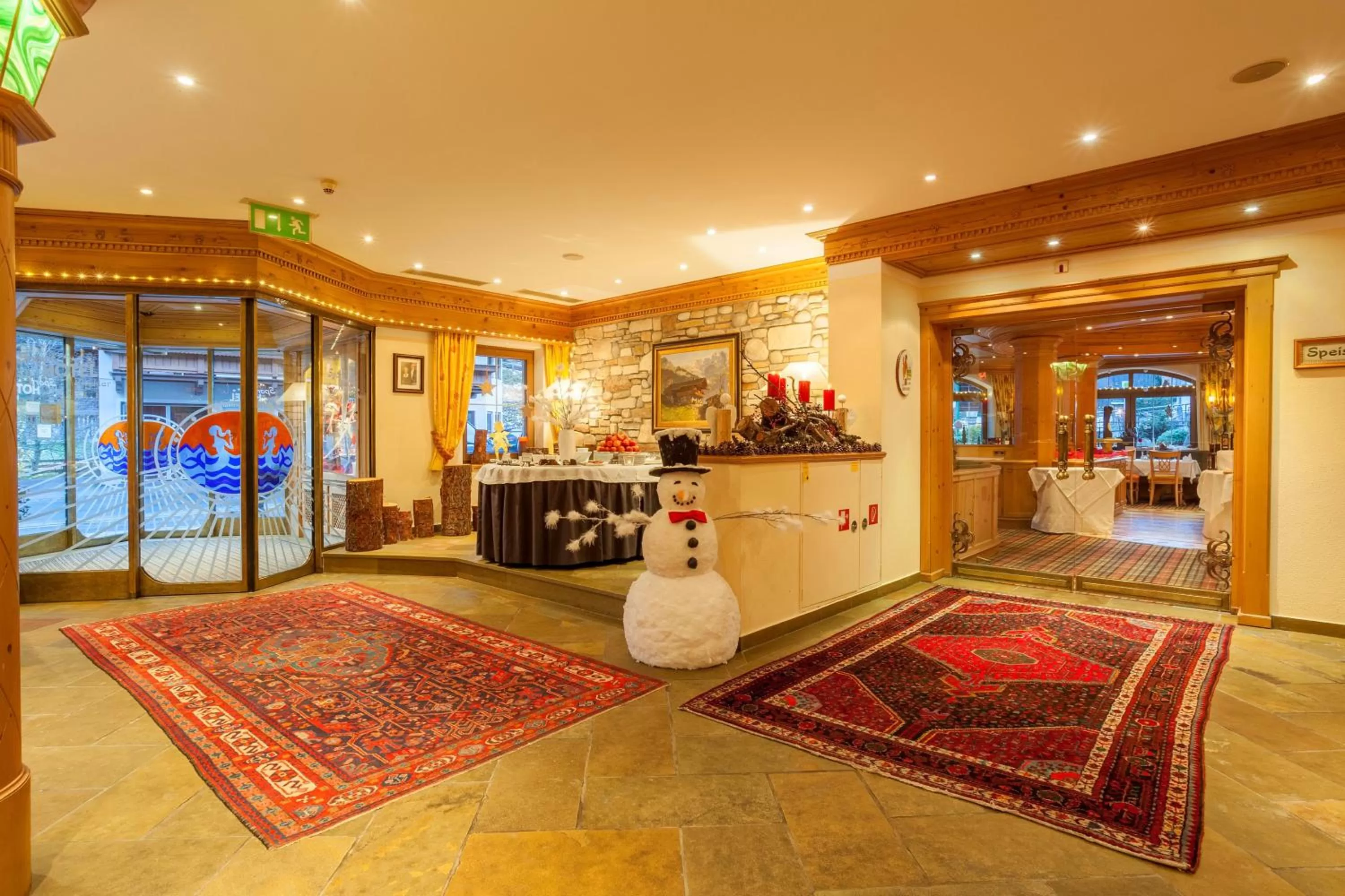 Lobby or reception in Sporthotel Kirchler