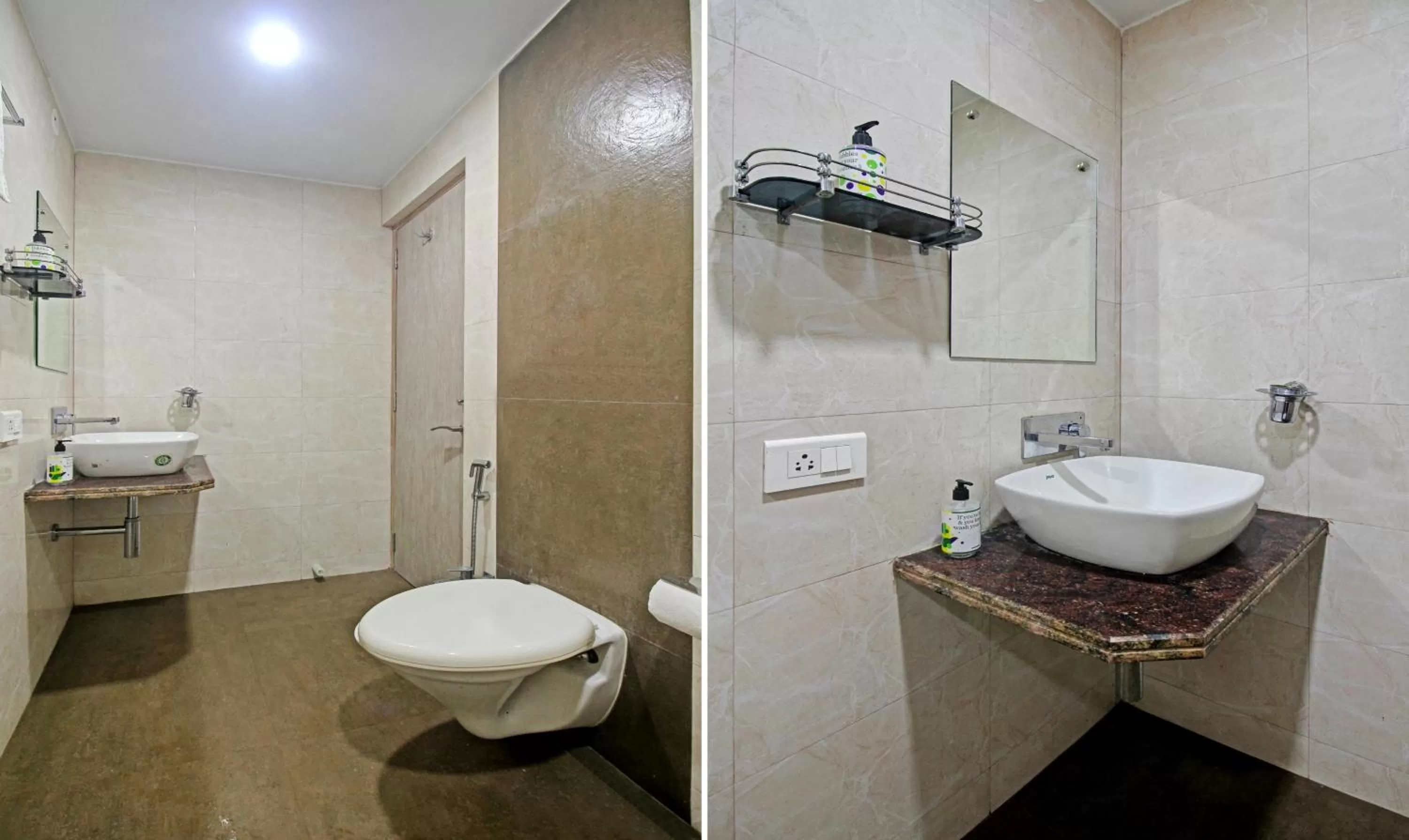 Bathroom in Itsy Hotels Reotel Near Rabindra Sarobar