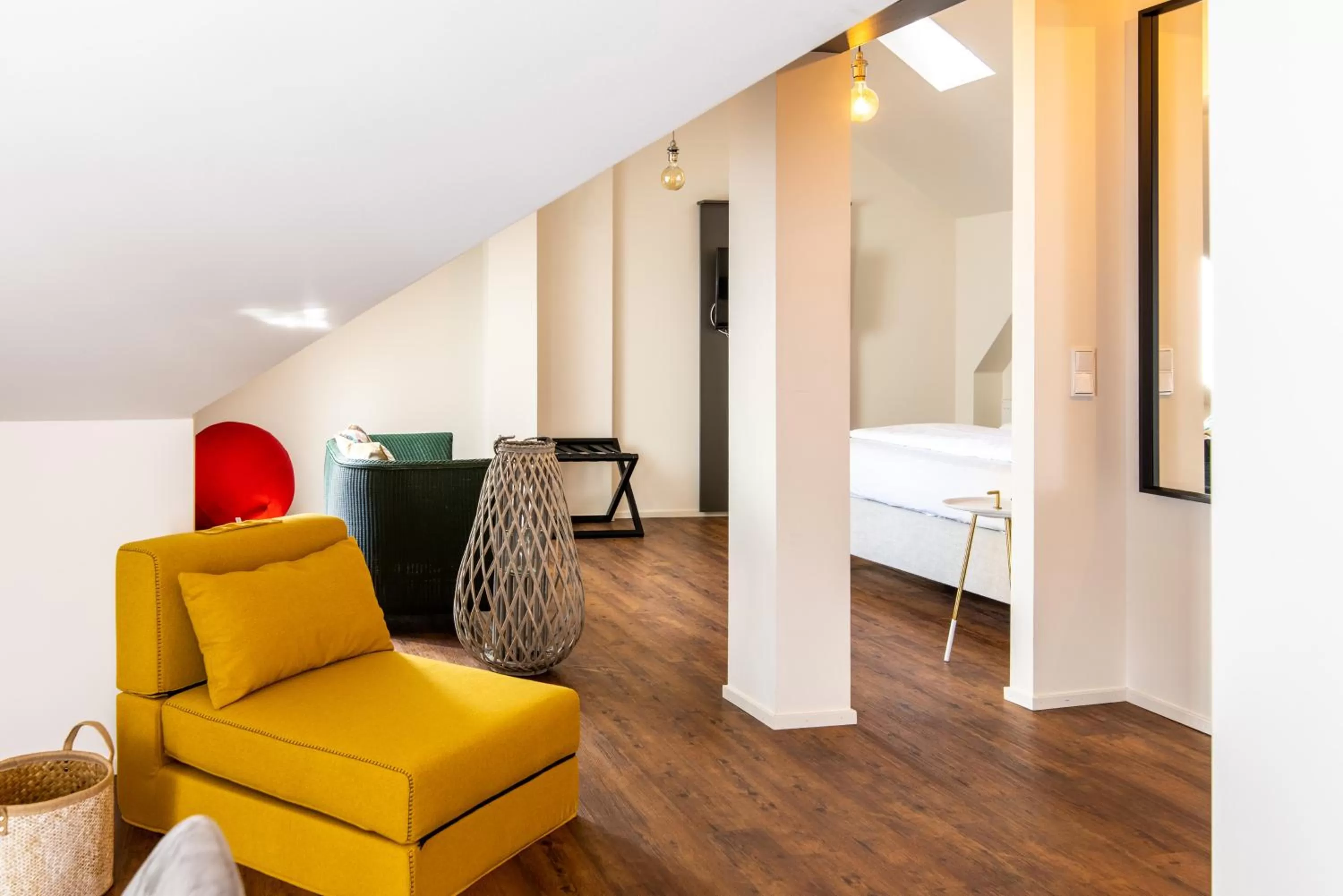 Bed in Luxstay Bad Nauheim - Self-Check-In