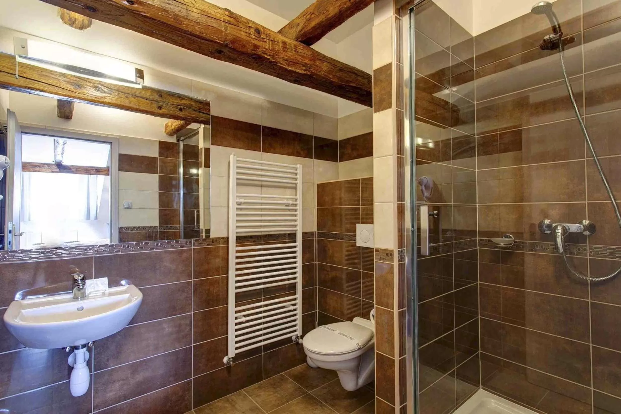 Shower in Hotel U Tří hrušek suites & apartments