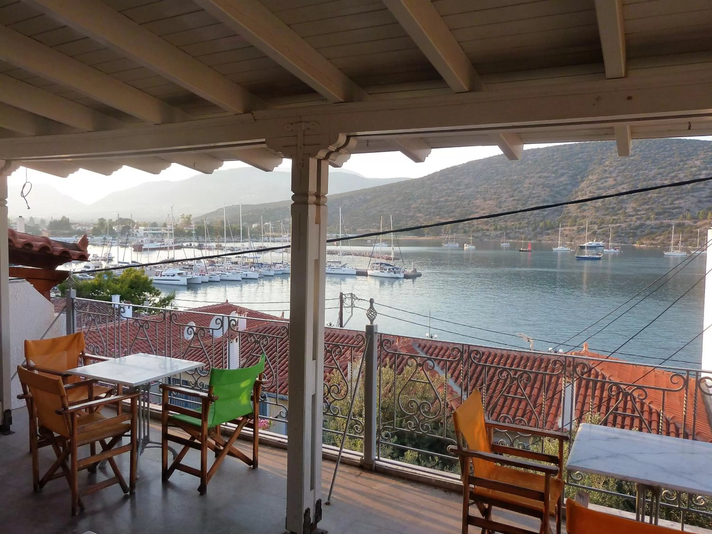 Patio in Zoe Pension