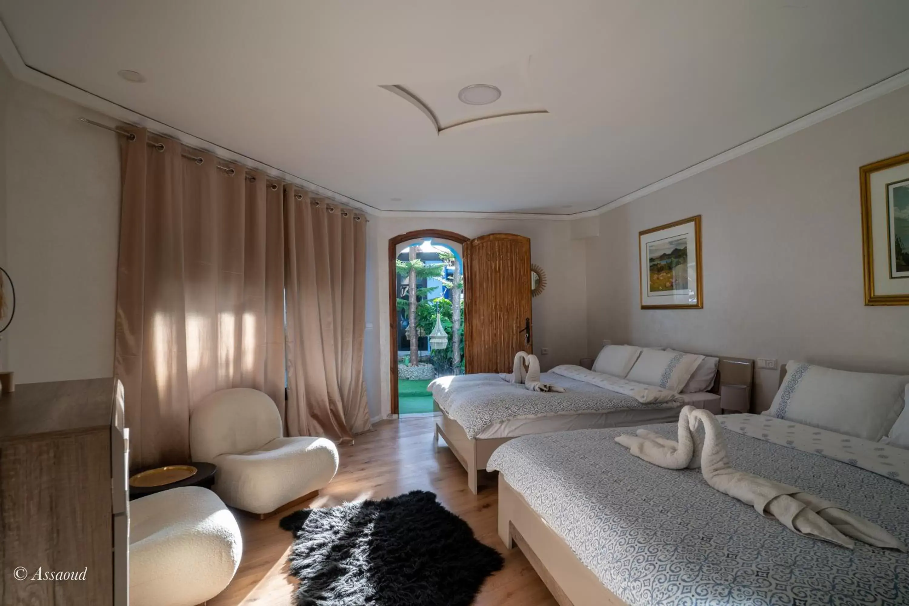 Double or Twin Room with Pool View in Hôtel ZIRYAB Double or Twin Room with Pool View in Hôtel ZIRYAB