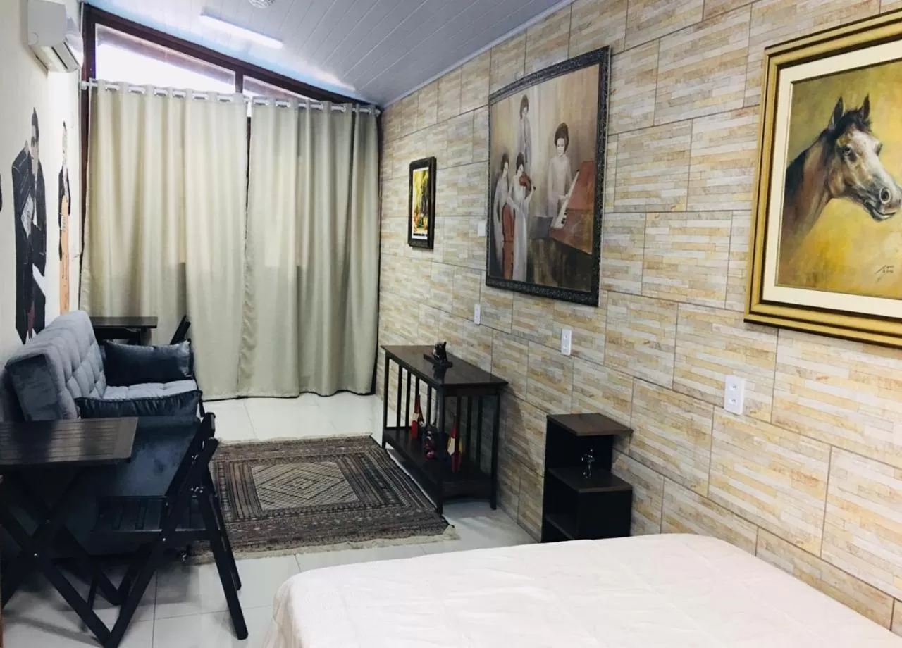 Photo of the whole room, Bed in Hotel das Palmas