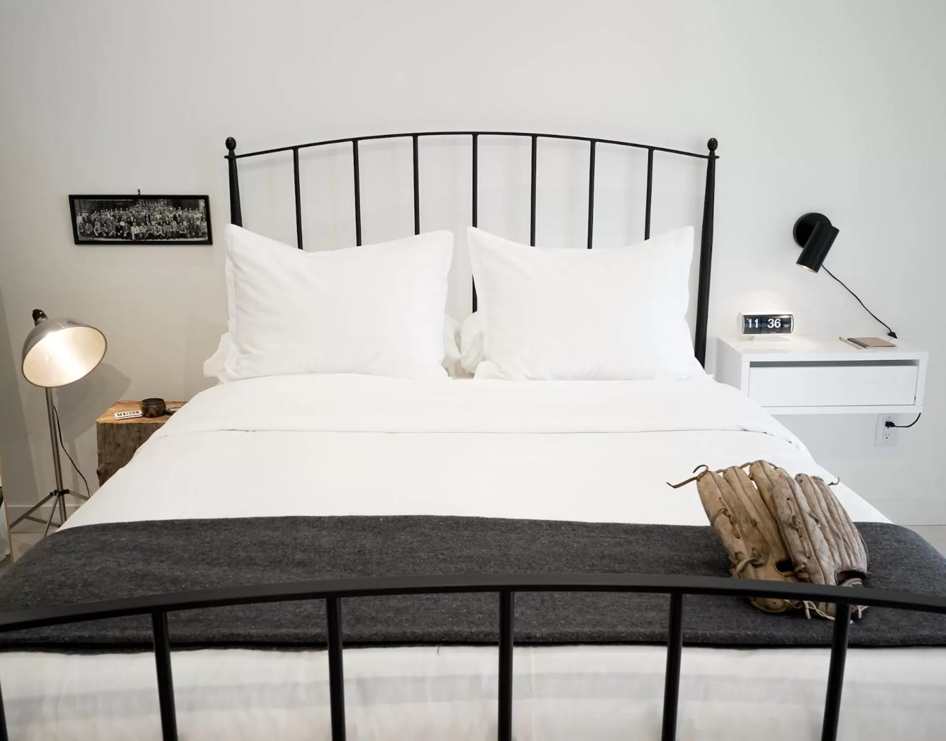 Bed in The Lakeside Prince Edward County