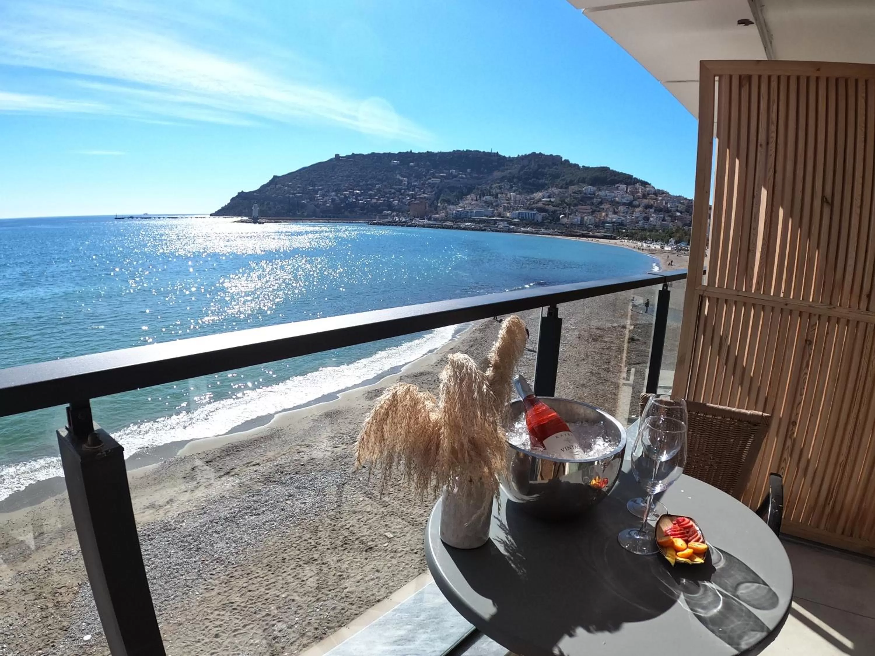 Balcony/Terrace in Sun Hotel By En Vie Beach