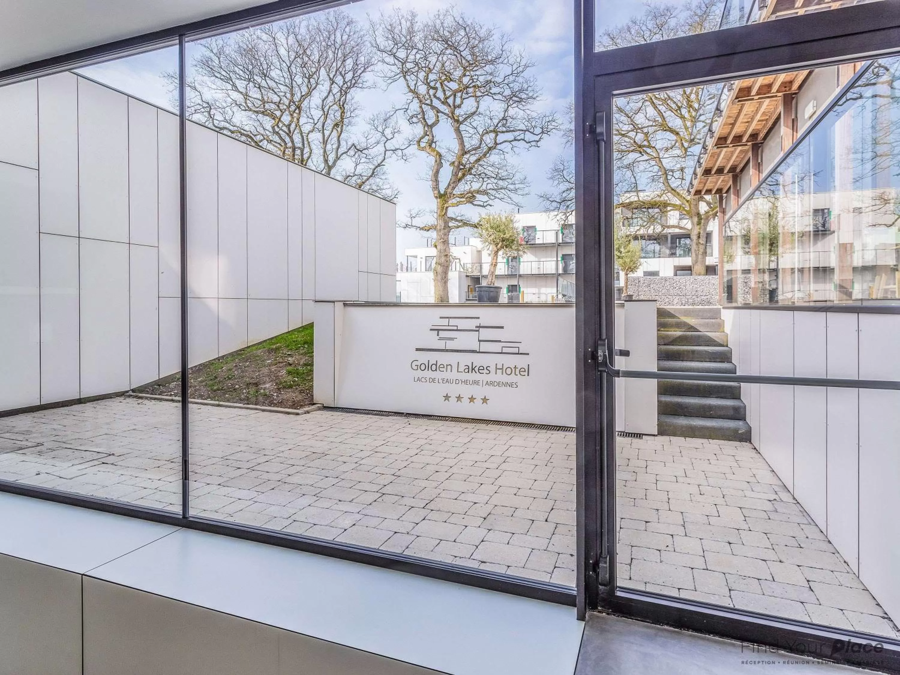 On site in Golden Lakes Hotel