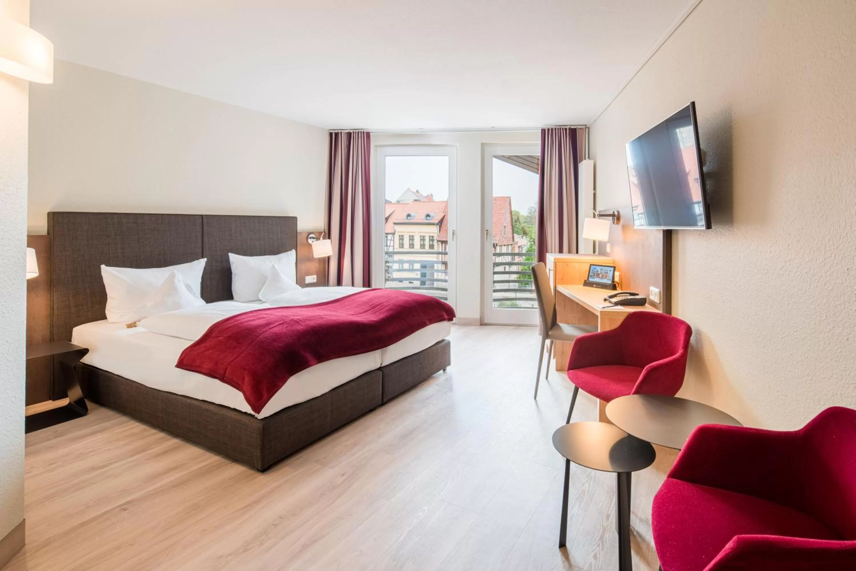 TV and multimedia, Bed in Best Western Hotel Schlossmühle Quedlinburg