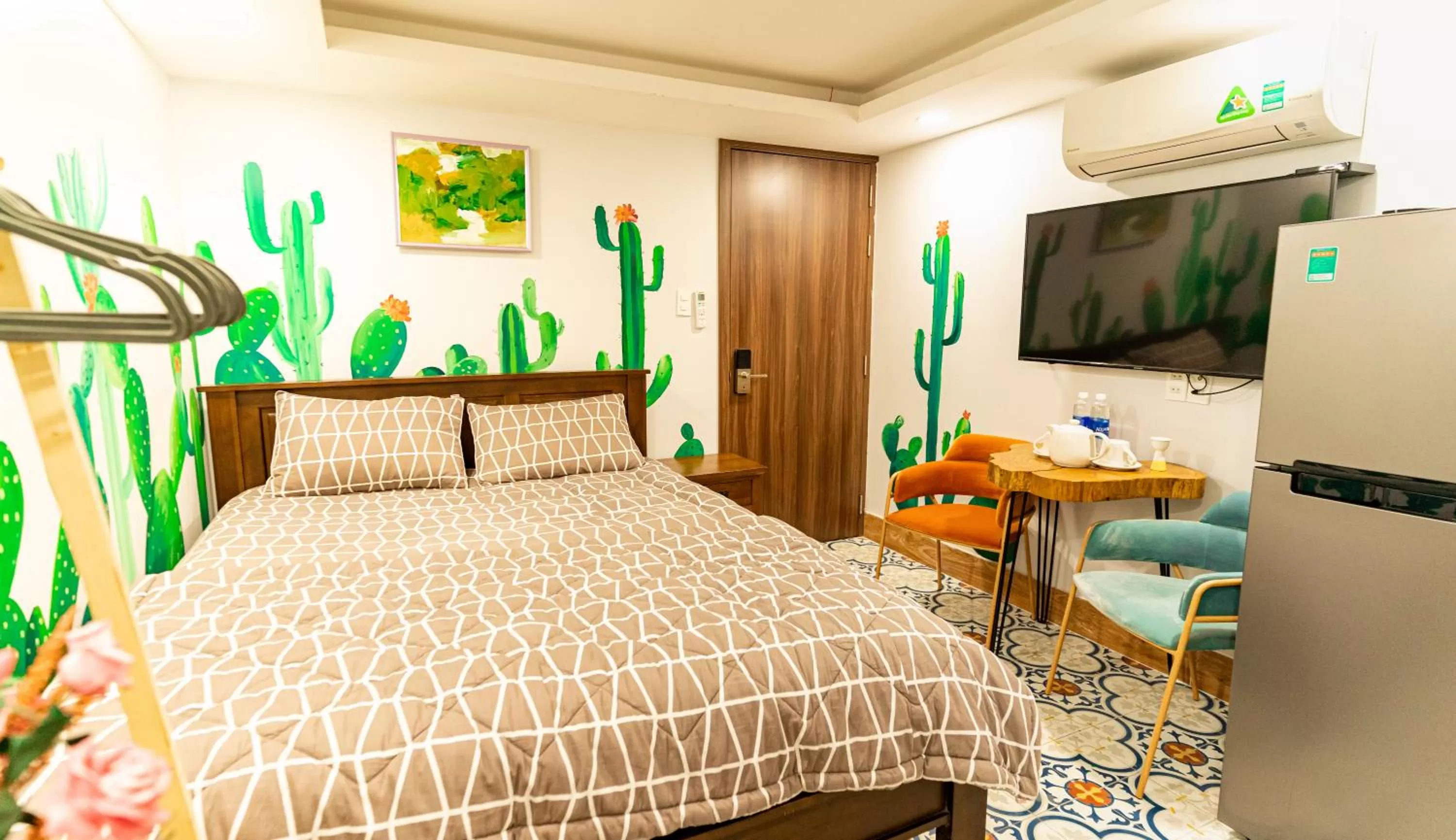 Photo of the whole room, Bed in Cherry Apartment - Thao Dien Centre