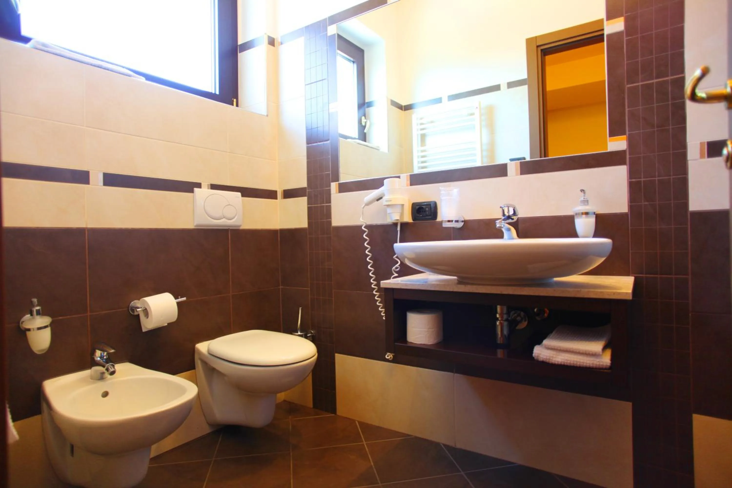 Toilet in Albergo Ristorante Papa