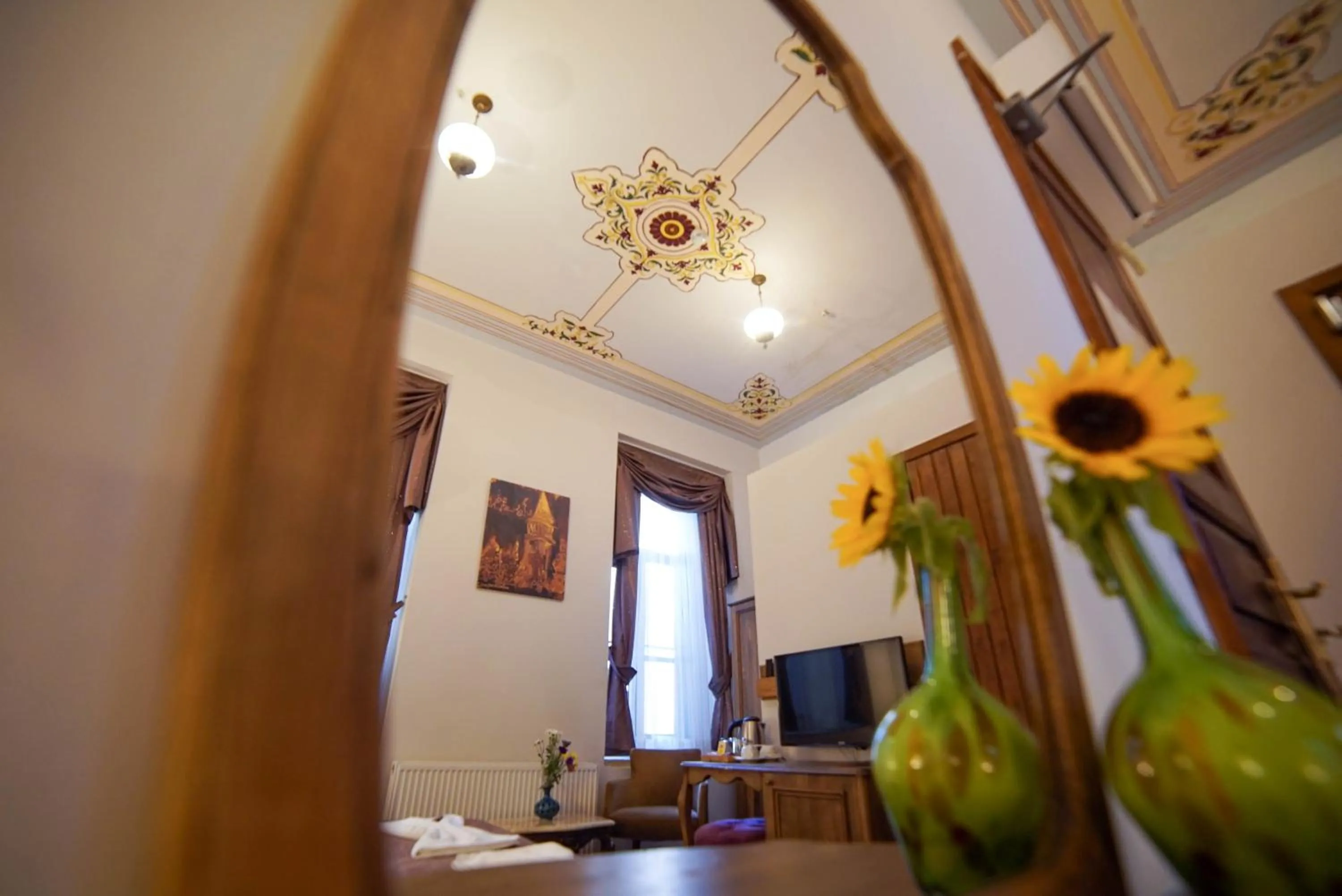 Decorative detail in Sarnıç Butik Otel