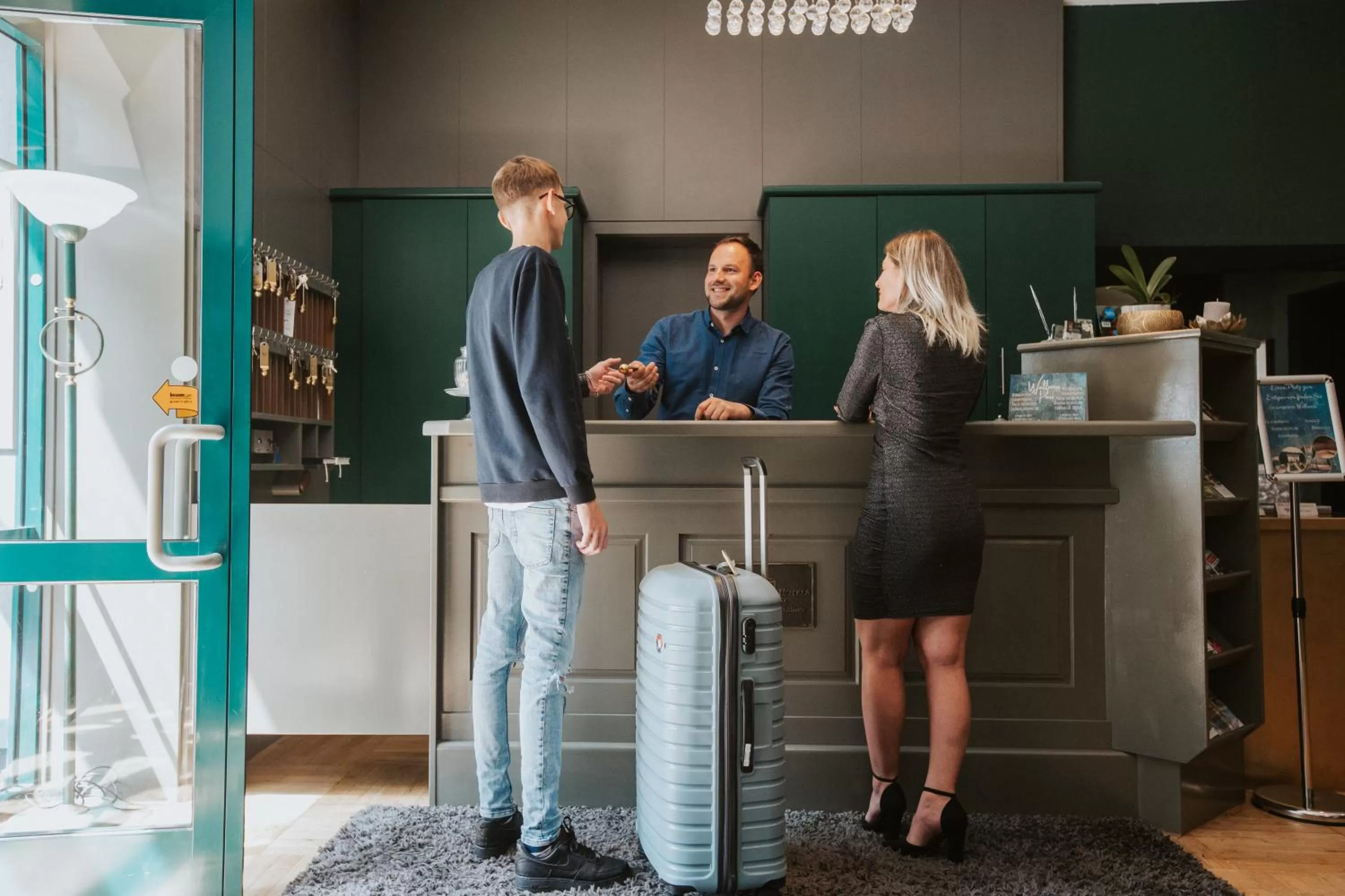 Lobby or reception in Parkhotel Waldschlösschen