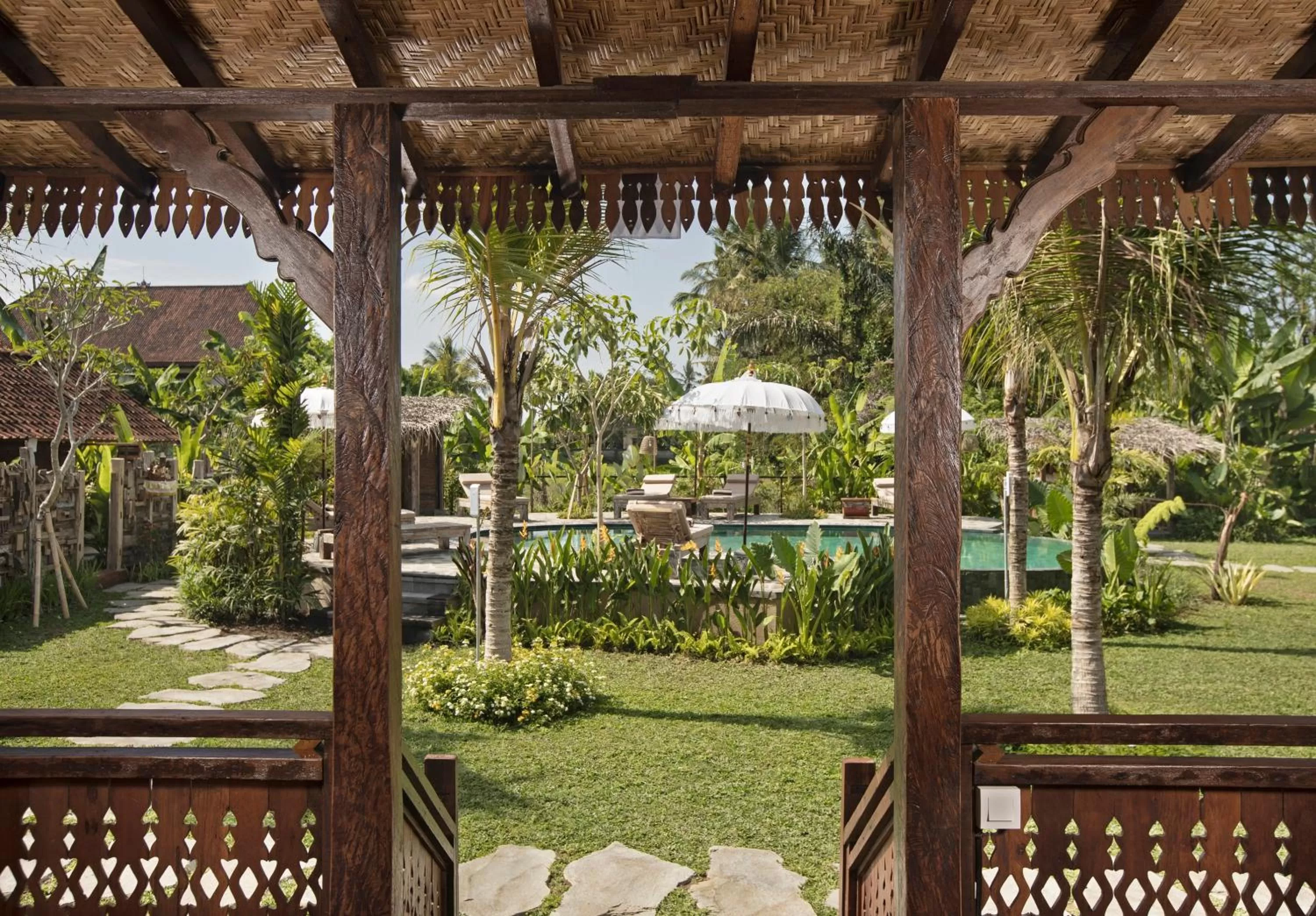 Pool view in Green Space Villa