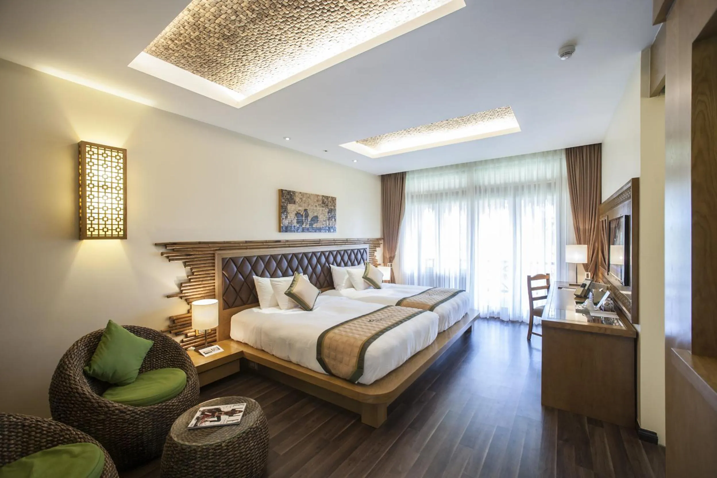 Bedroom, Bed in Aroma Beach Resort and Spa