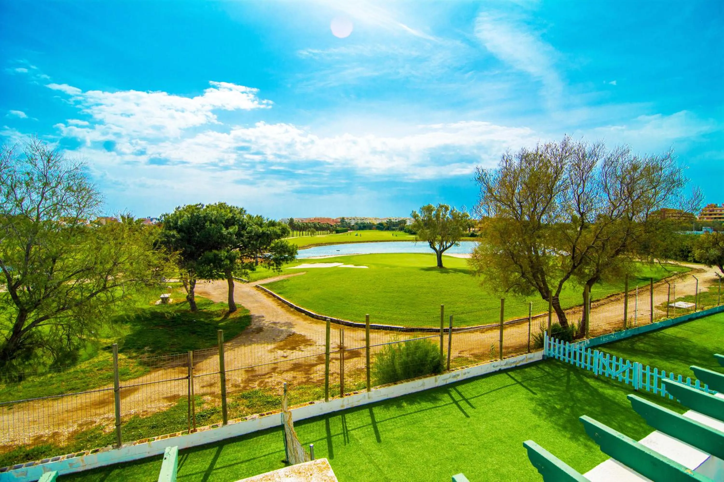 Garden view in Roquetas Beach and Playa Serena Golf Village