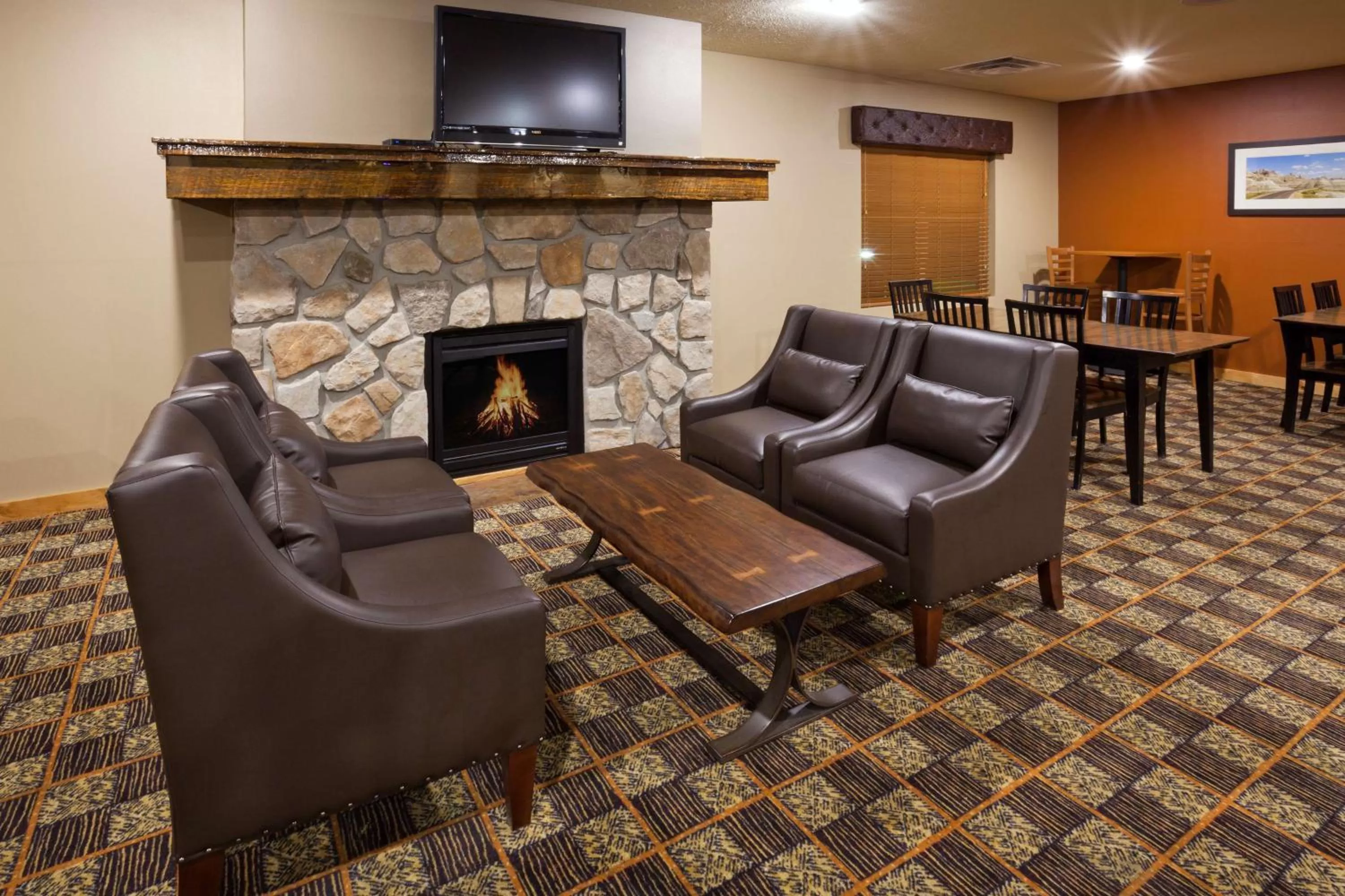 Lobby or reception in AmericInn by Wyndham Fargo Medical Center