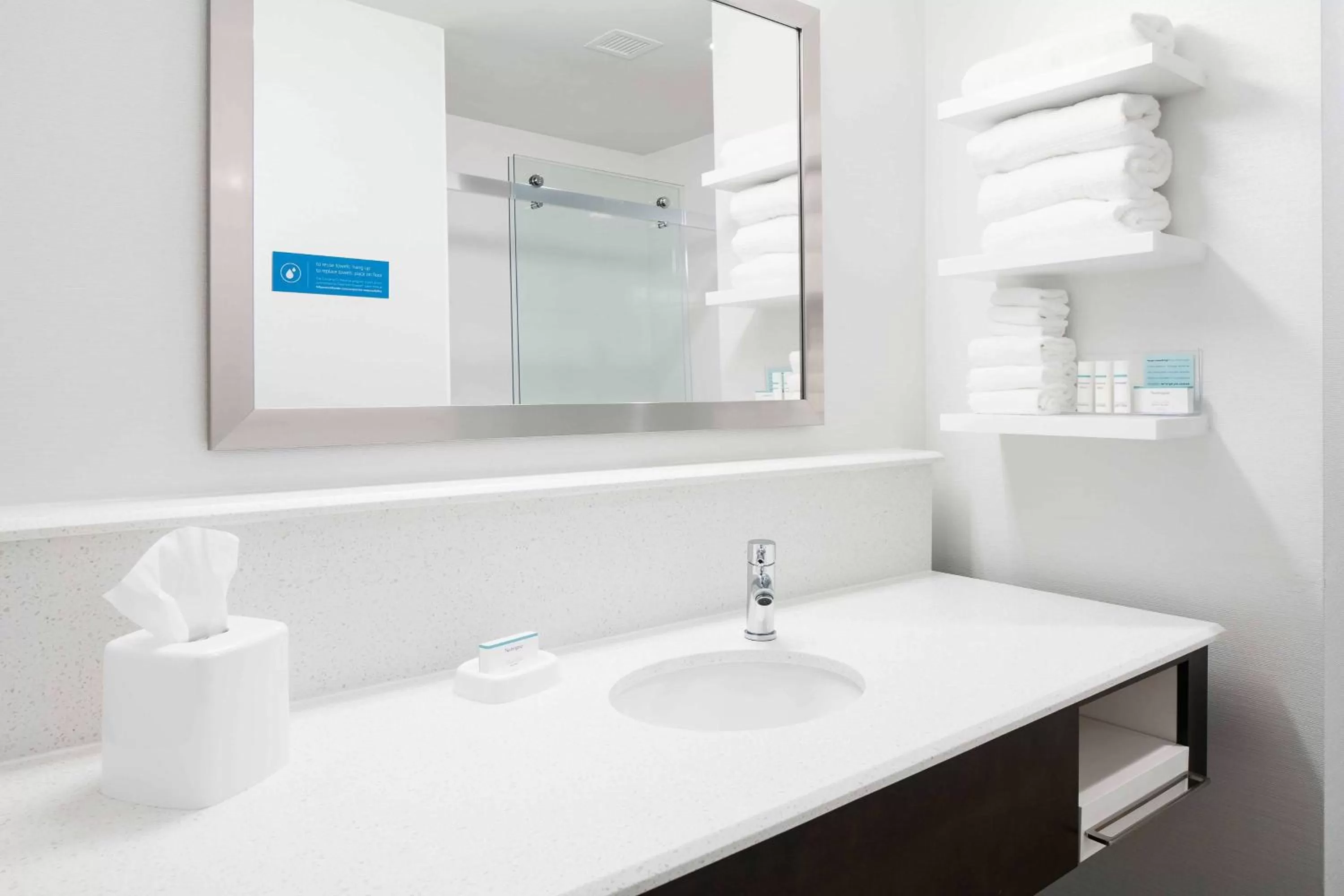 Bathroom in Hampton Inn & Suites-Hudson Wisconsin