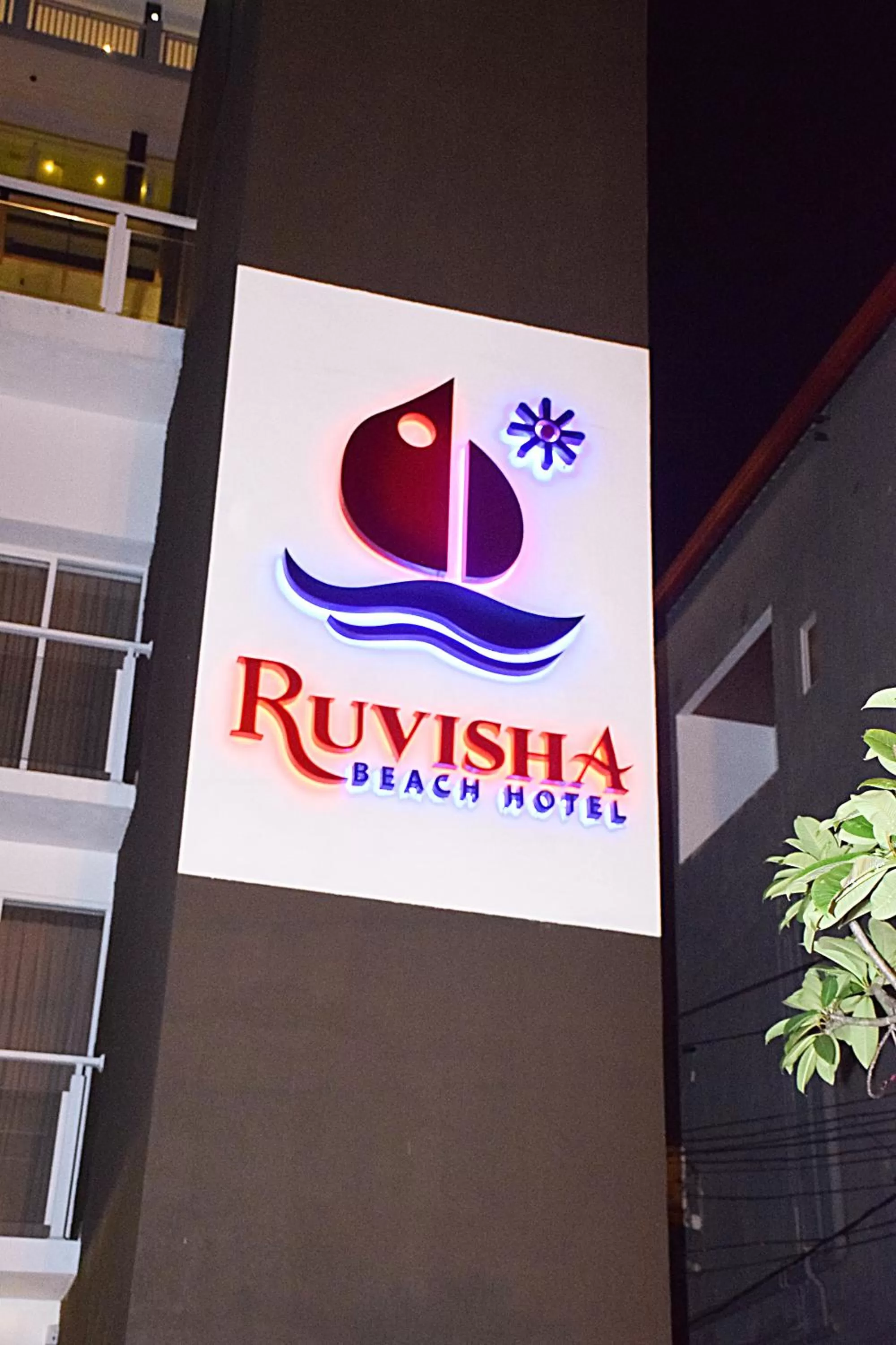 Property logo or sign in Ruvisha Beach Hotel