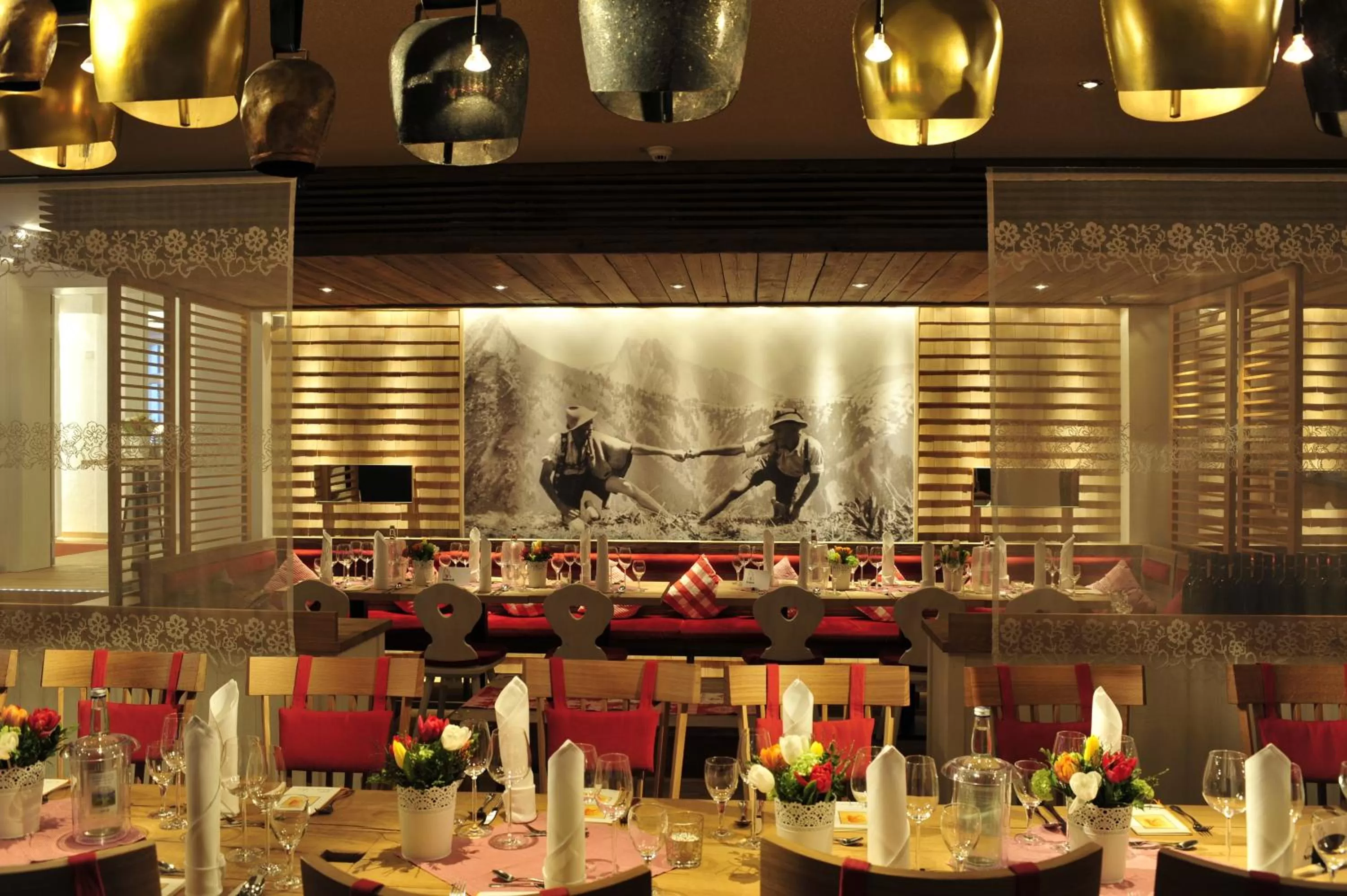 Restaurant/places to eat in Alpin Lifestyle Hotel Löwen & Strauss