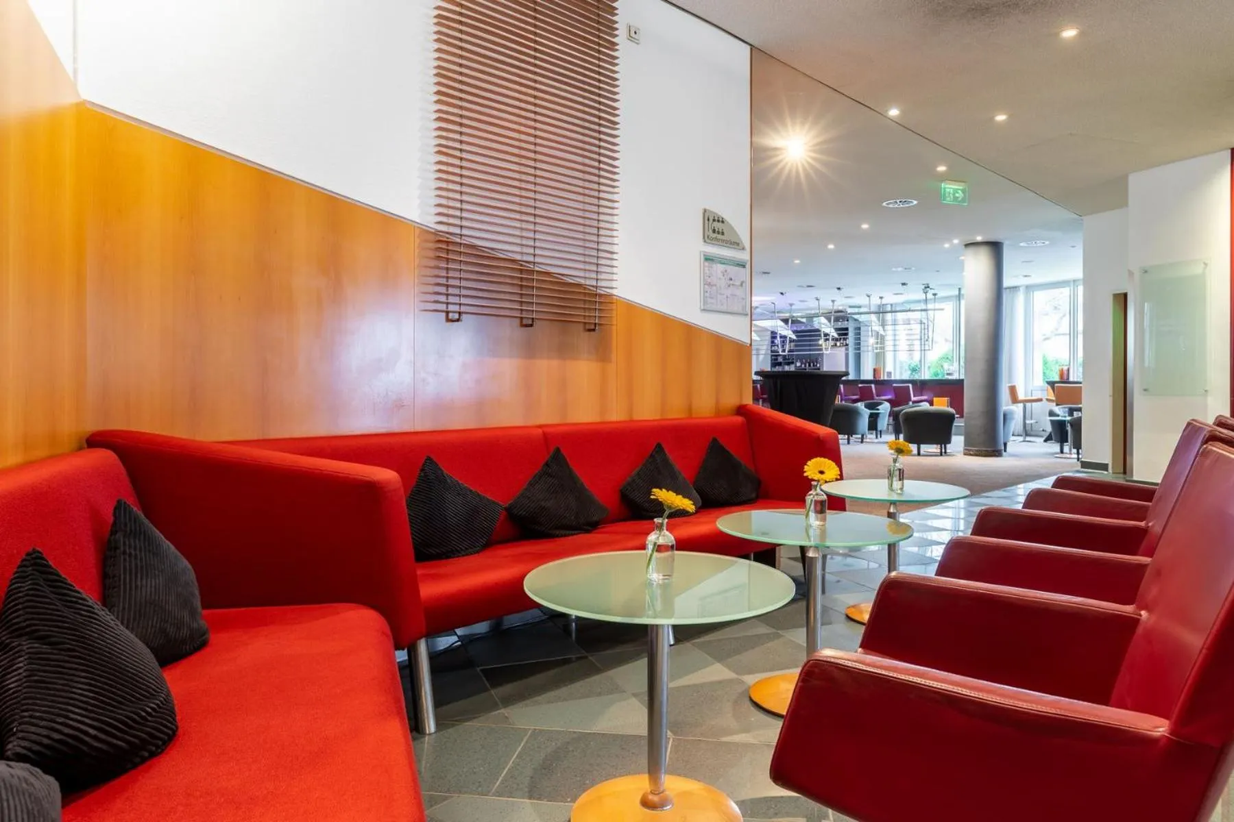 Lobby or reception, Lounge/Bar in Novotel Mainz
