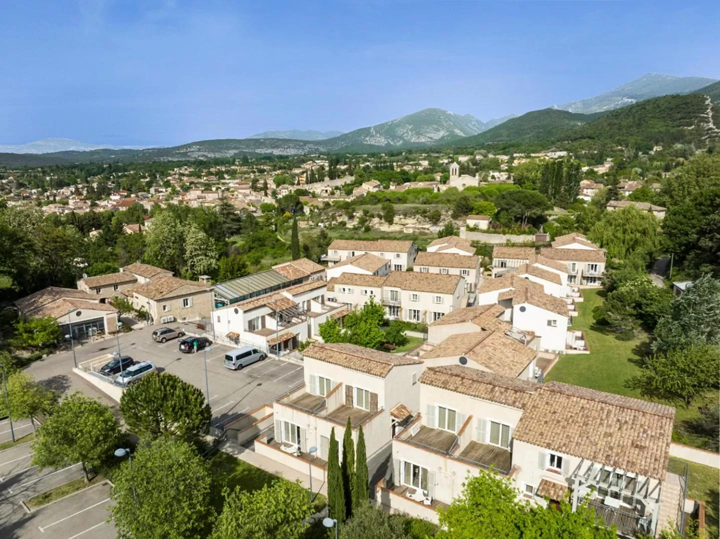 Bird's eye view in Garden & City Mont-Ventoux Malaucène