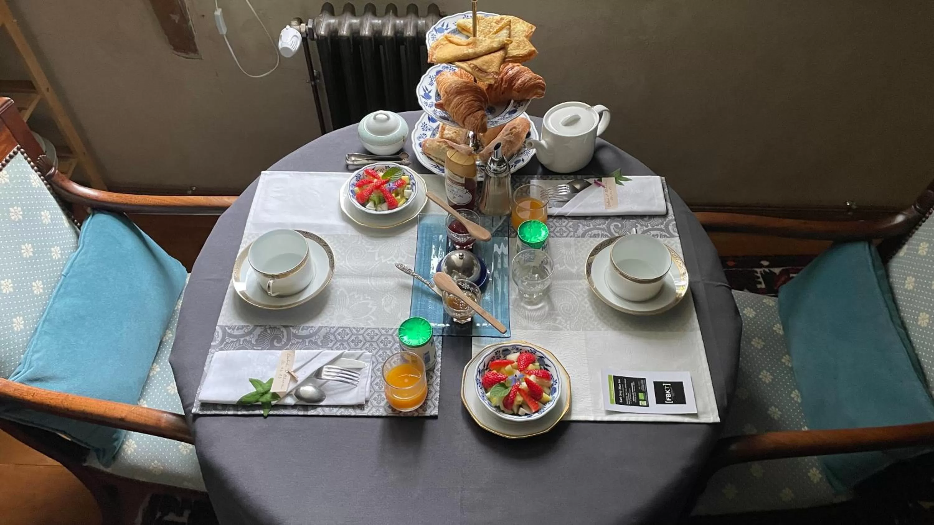 Breakfast in Le Manoir de la Bigotière