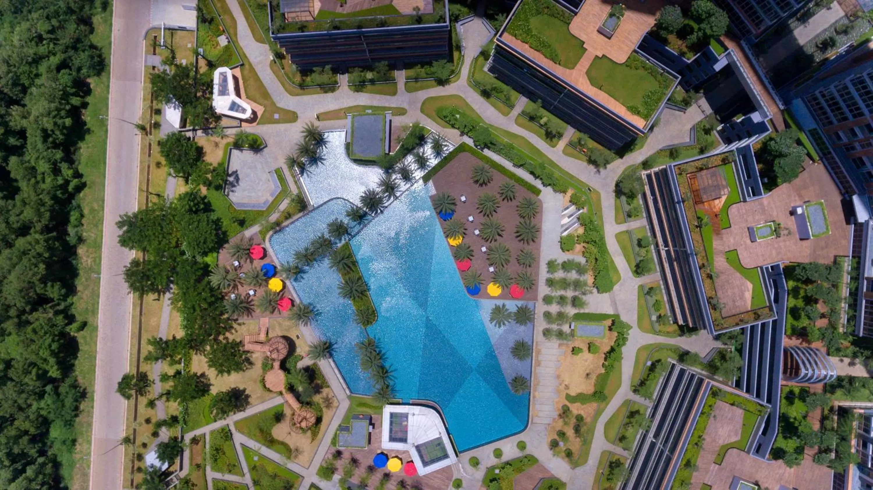 Property building in Oakwood Apartments PIK Jakarta