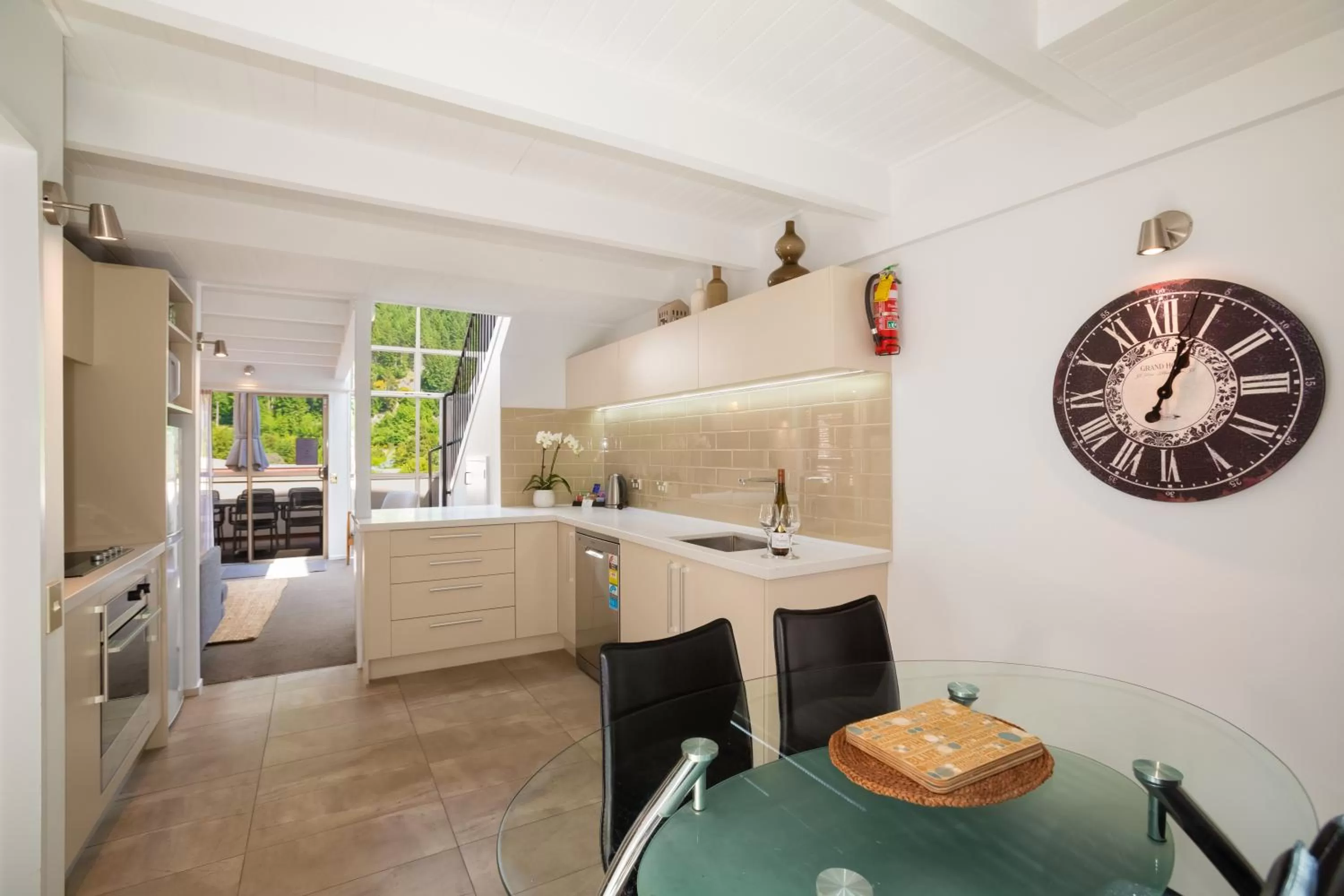 Kitchen or kitchenette in Cranbury Court Apartments