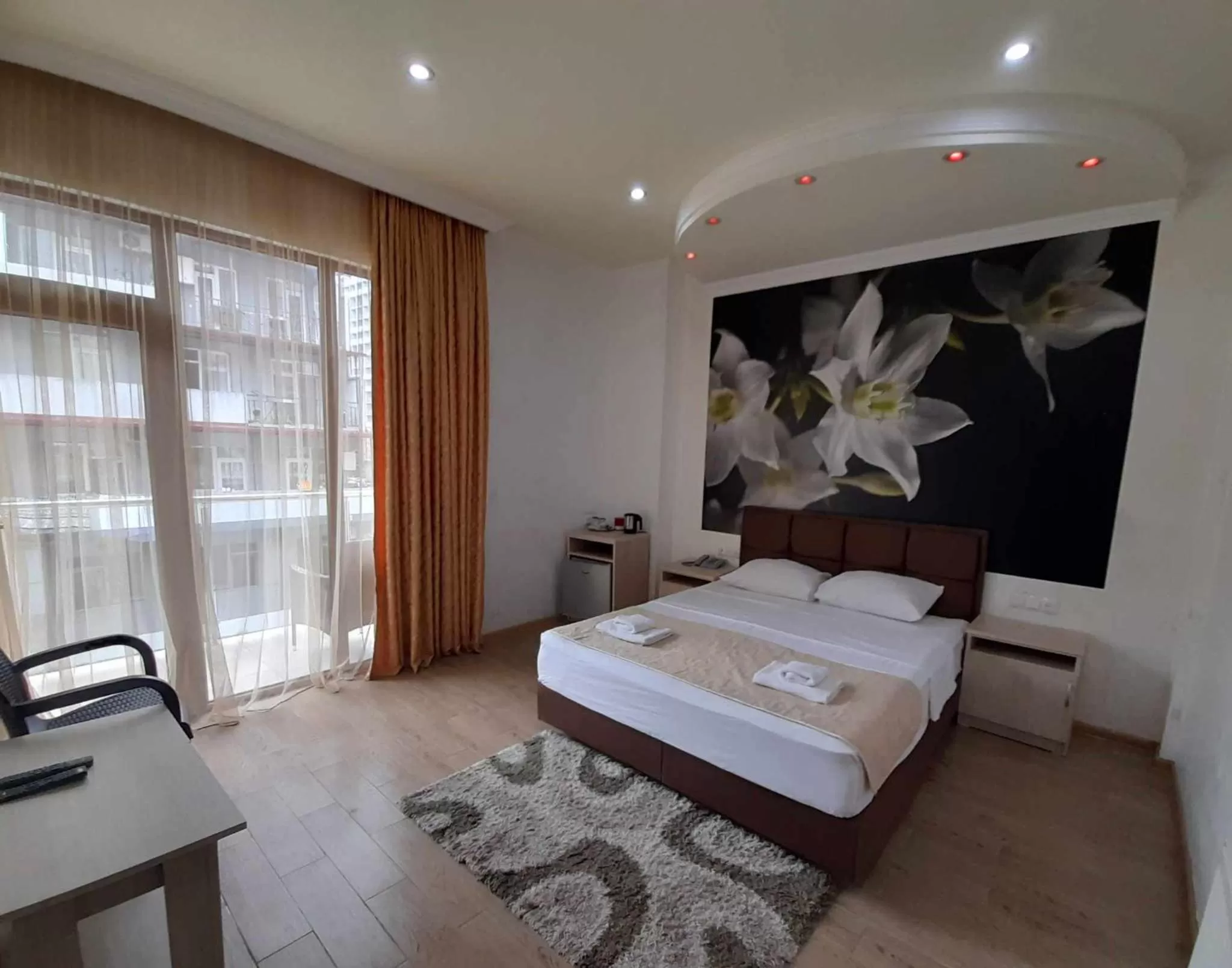 Bed in Hotel Royal Palace