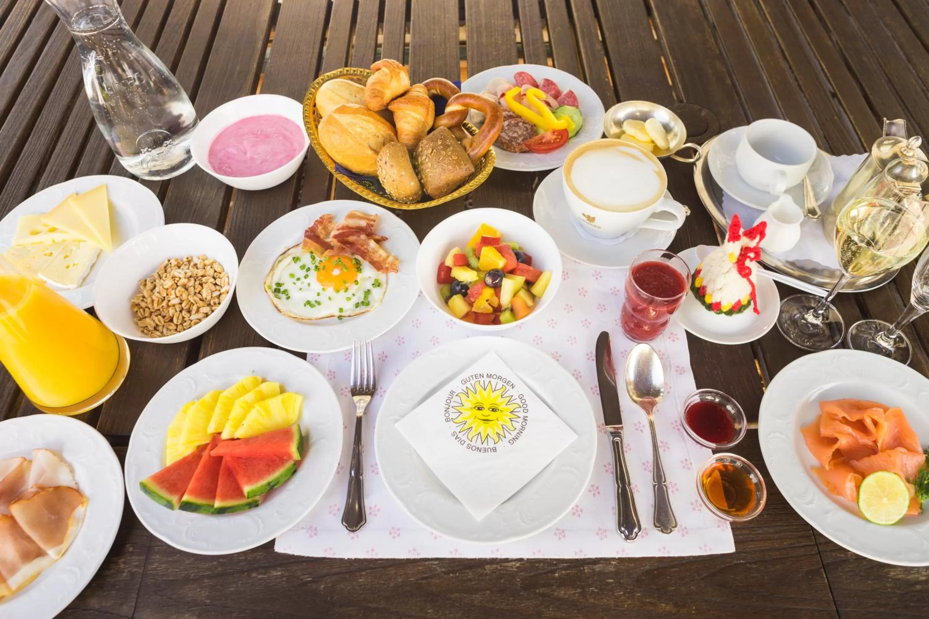 Food close-up in Mittelburg Wellnesshotel