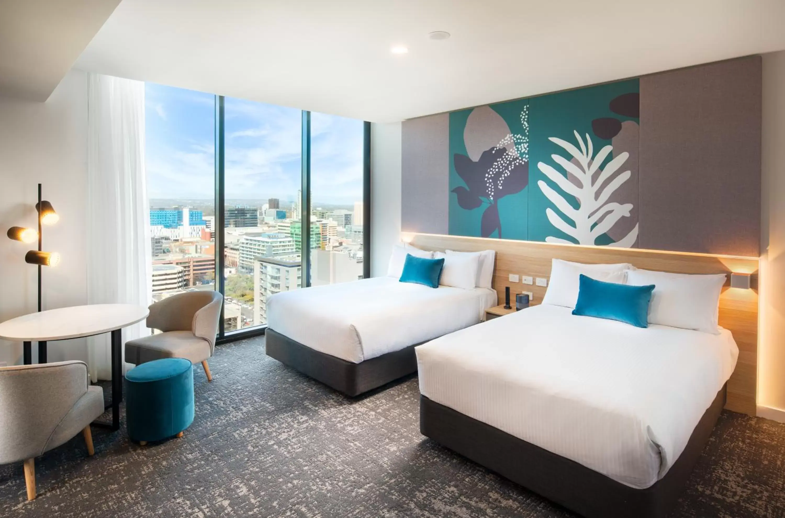 Premium Double Room with Two Double Beds and City View in Crowne Plaza Adelaide by IHG Premium Double Room with Two Double Beds and City View in Crowne Plaza Adelaide by IHG