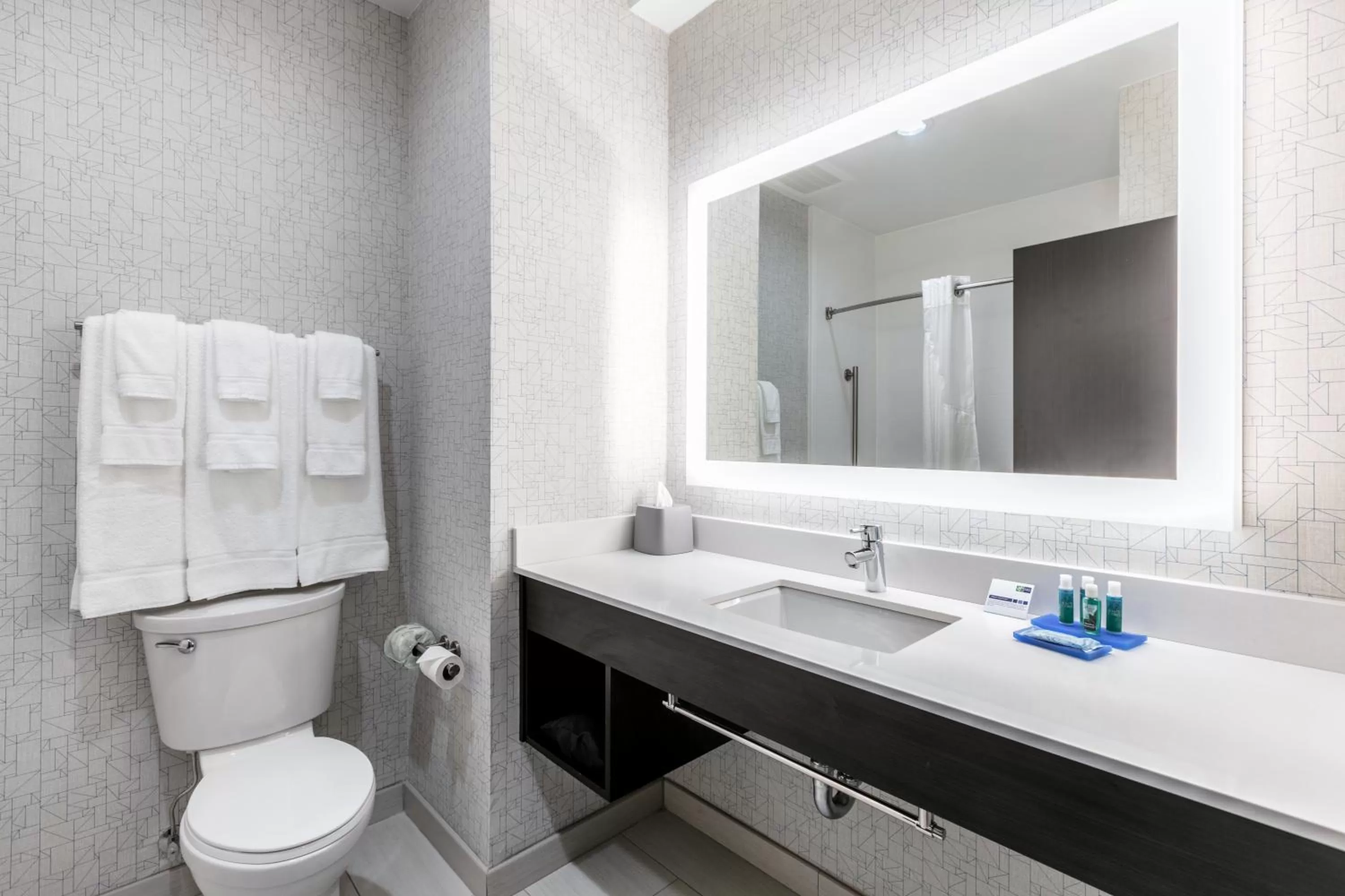 Bathroom in Holiday Inn Express & Suites Jersey City North - Hoboken by IHG