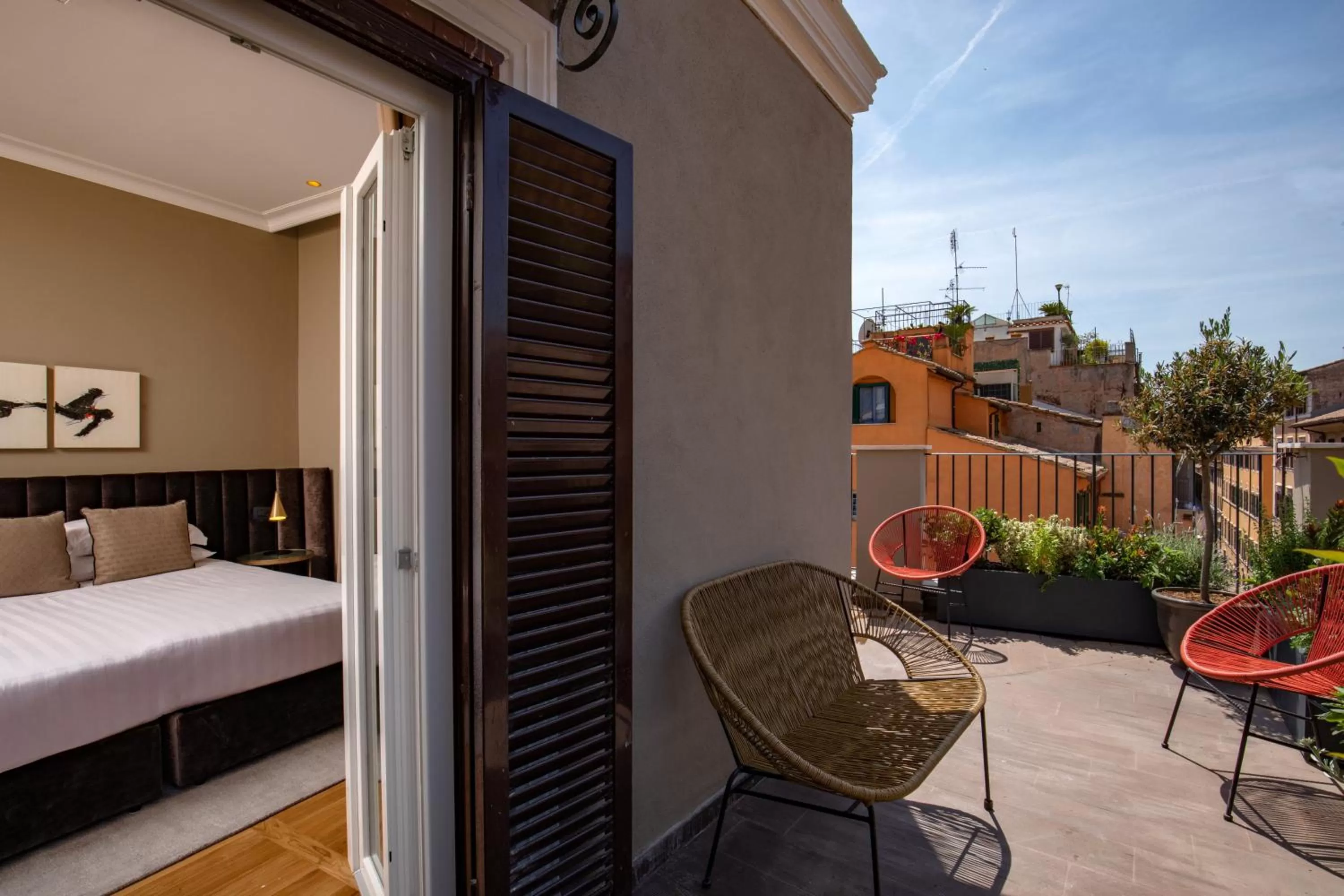 Balcony/Terrace in Condotti Boutique Hotel