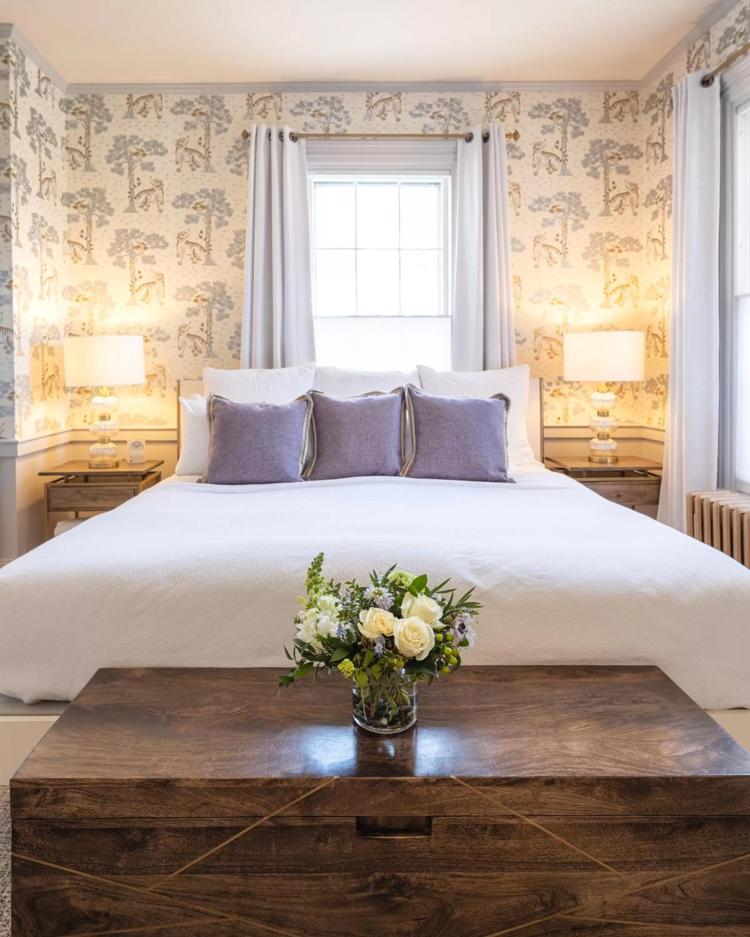 Bed in The Water Street Inn