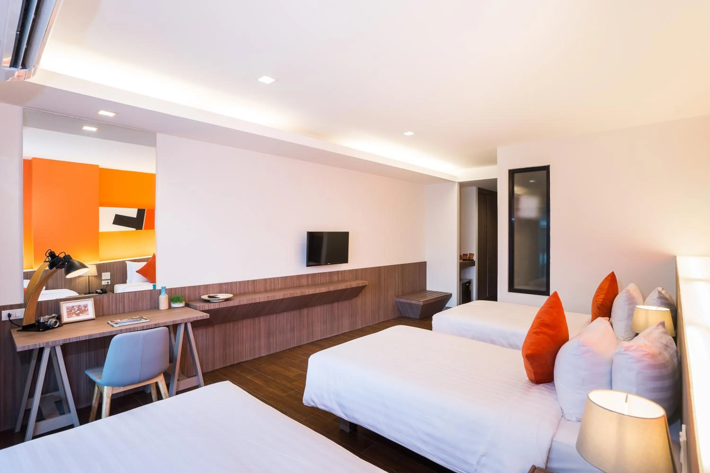 Photo of the whole room, Bed in J Inspired Hotel Pattaya