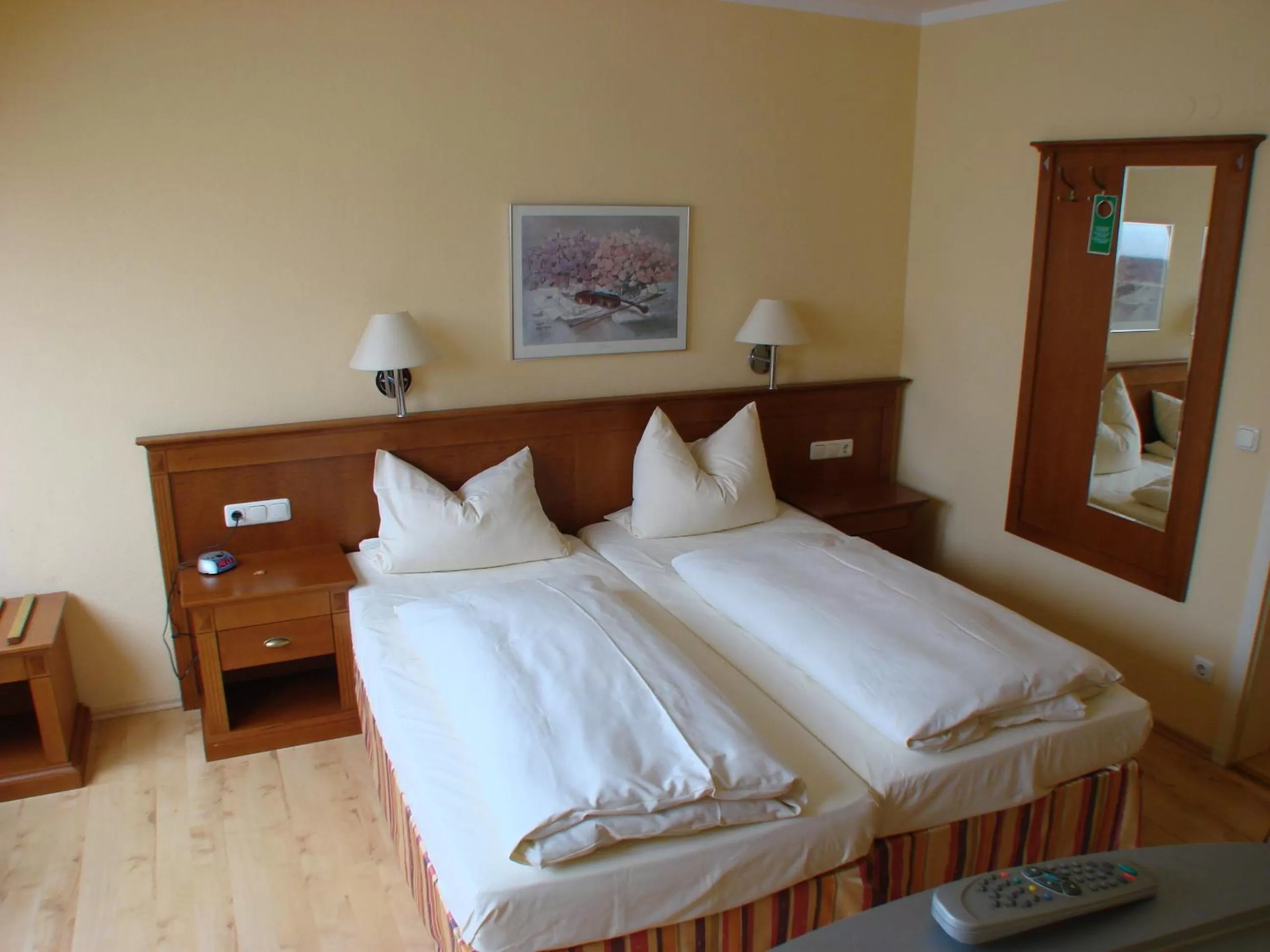 Photo of the whole room, Bed in Altstadt Hotel