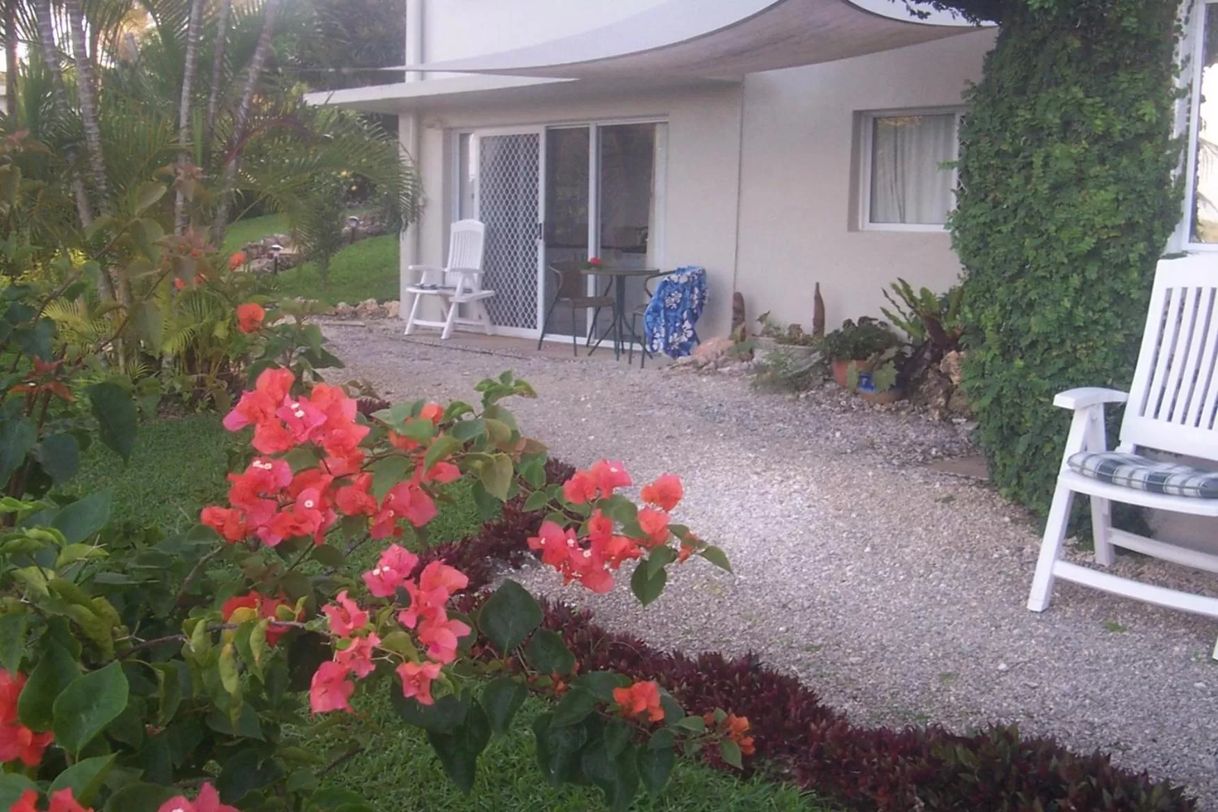 Patio in Seachange Lodge