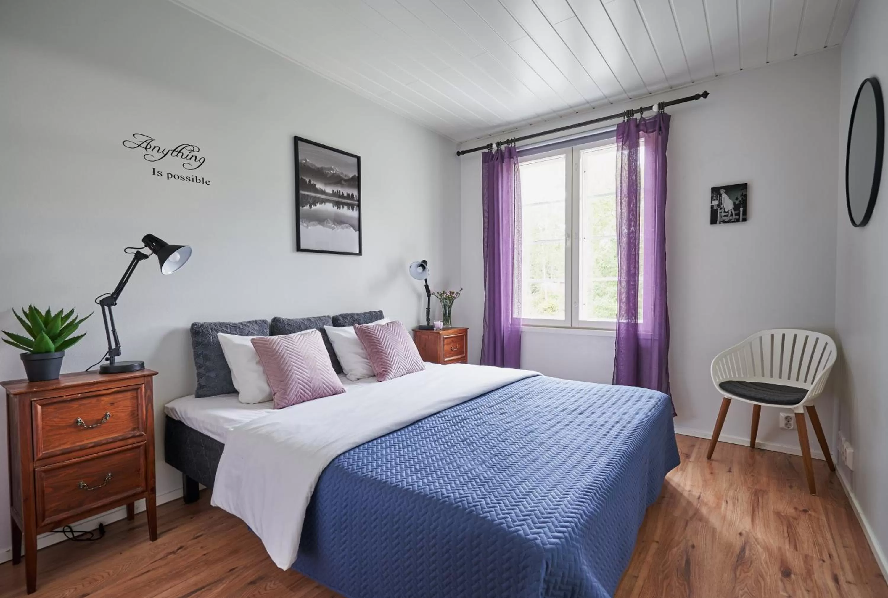 Bedroom, Bed in Hotel Villa Molnby