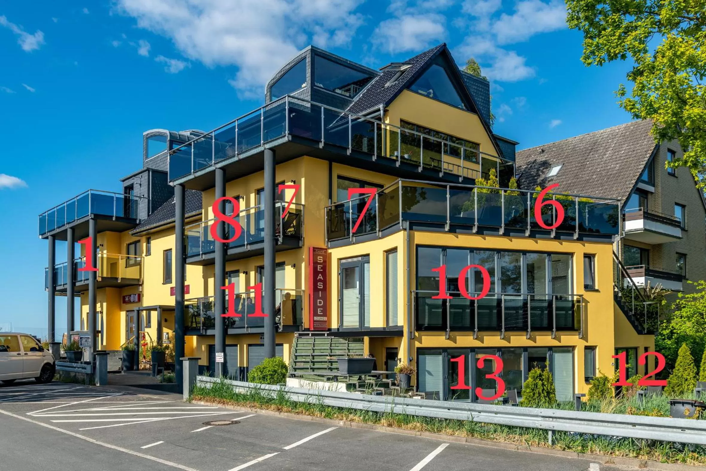 Property building in Seaside-Strandhotel