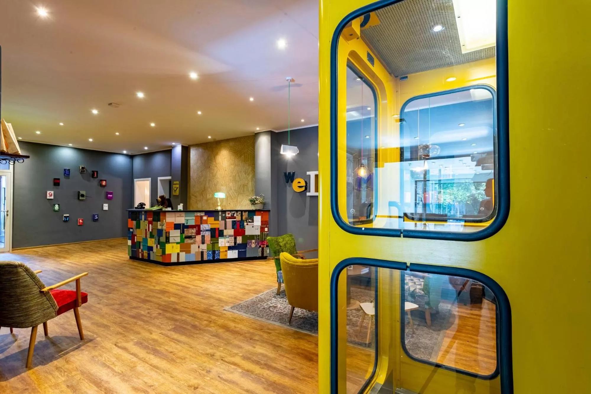 Lobby or reception in tinyTwice Hotel Bonn