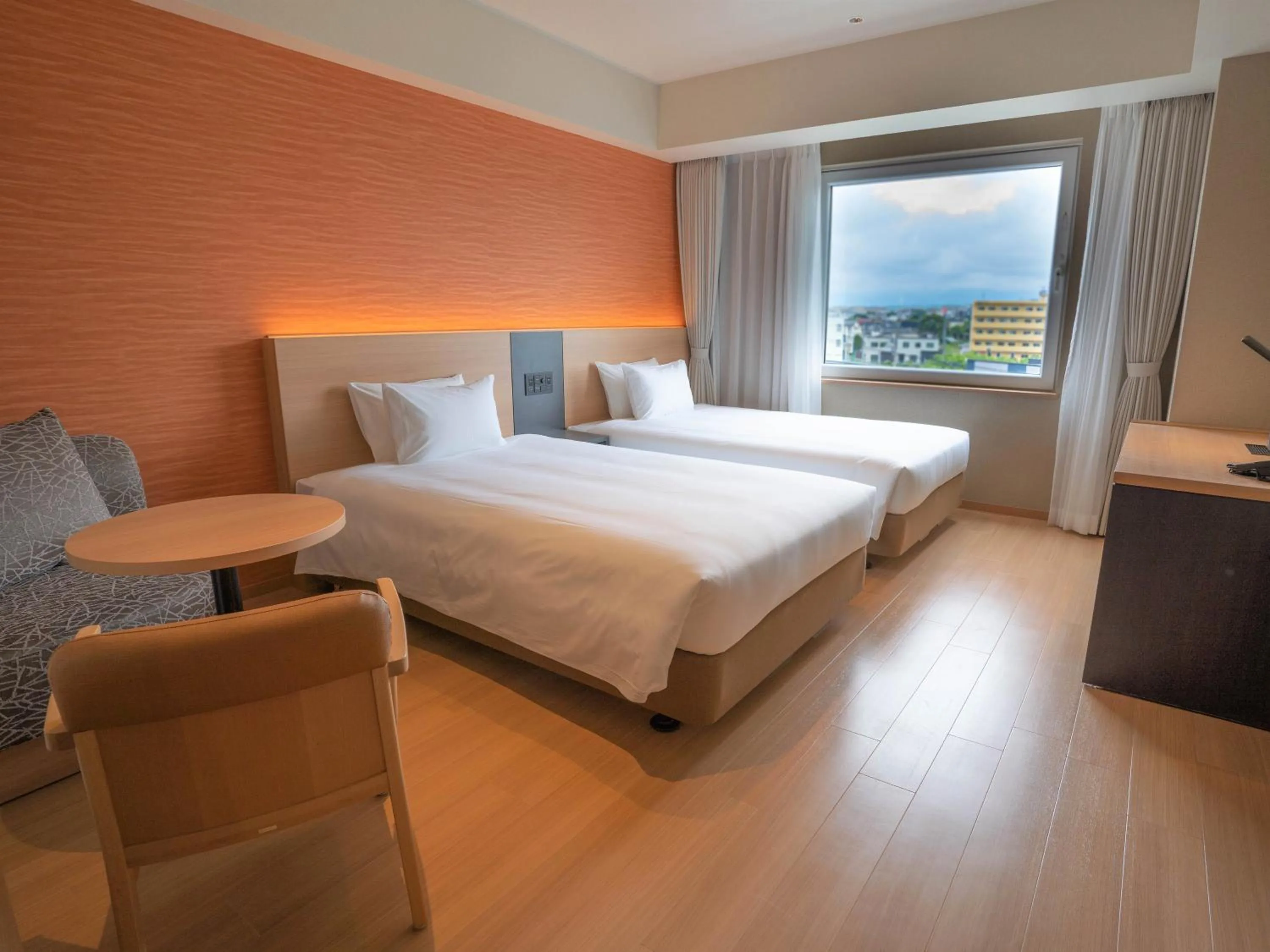 Photo of the whole room, Bed in Hakodate Yunokawa Onsen Umi to Akari Hewitt Resort