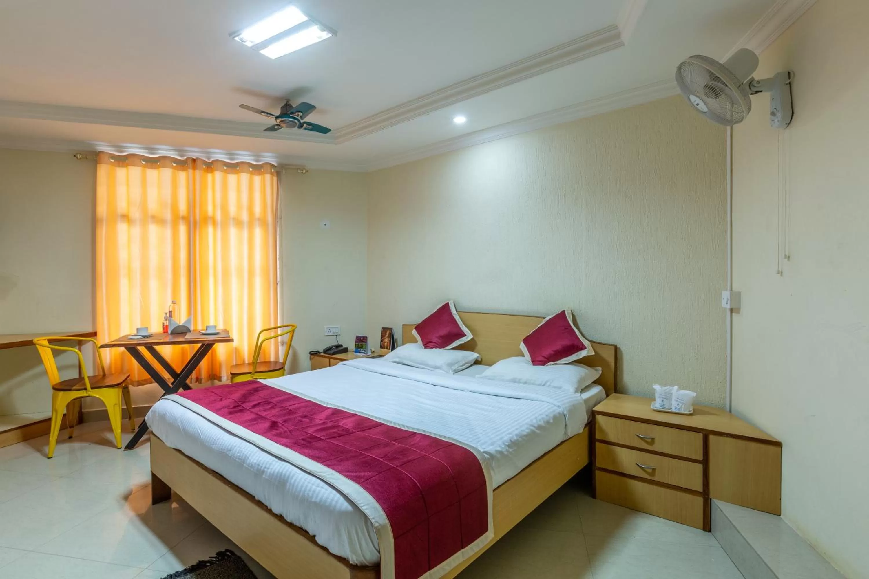 Bed in KSTDC Hotel Mayura Nisarga Pearl Valley