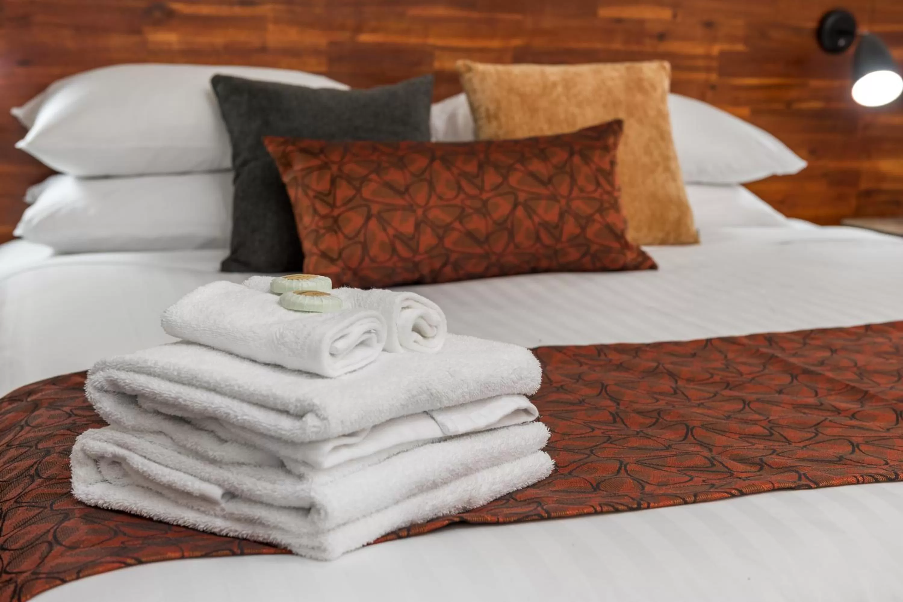 Bed in Black Sheep Motel Goulburn