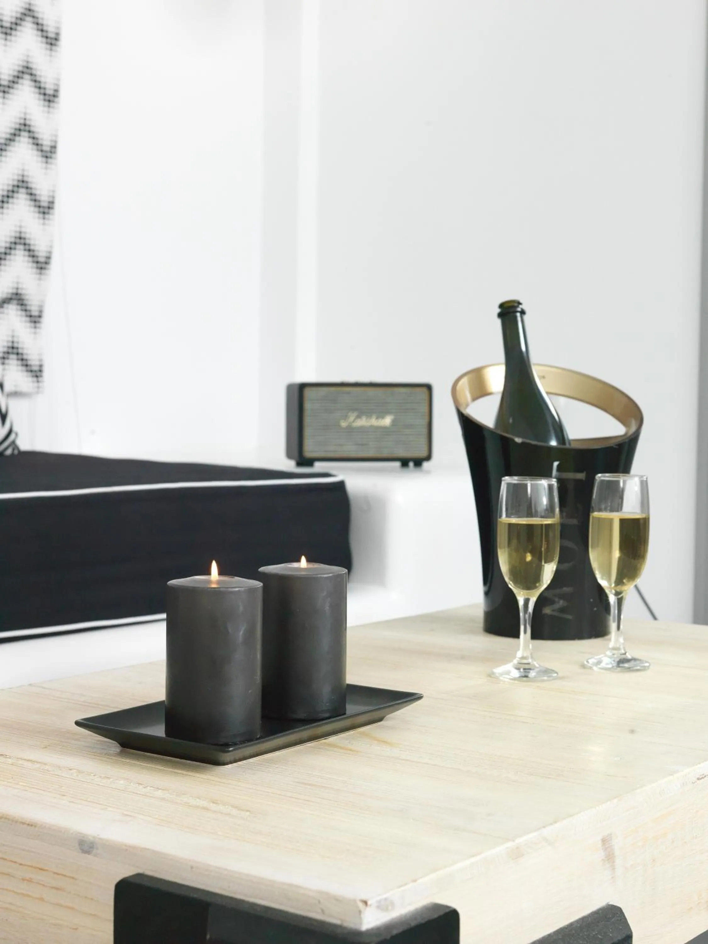 Living room in San Marino Suites by Calm Collection