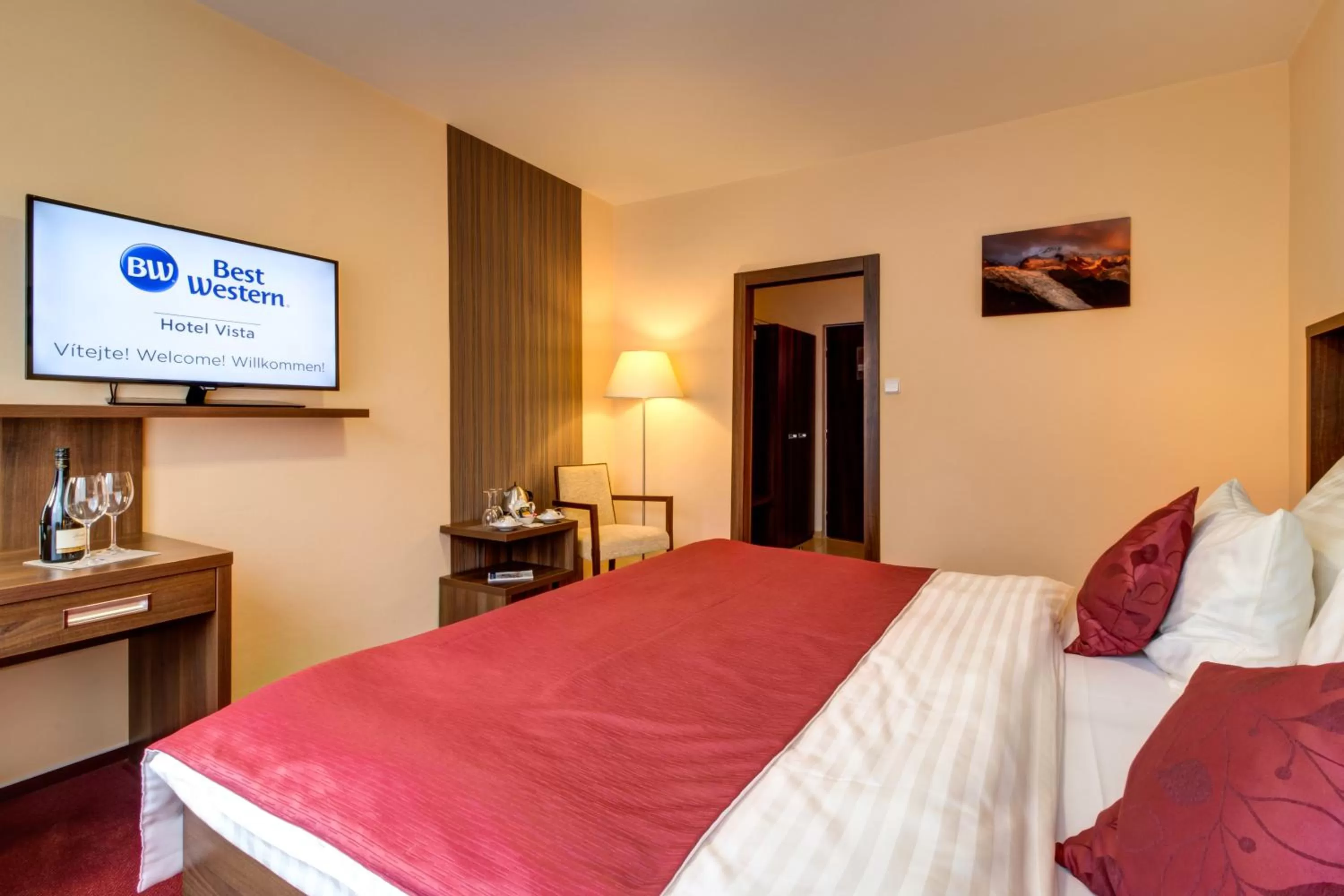 Bed in Best Western Hotel Vista