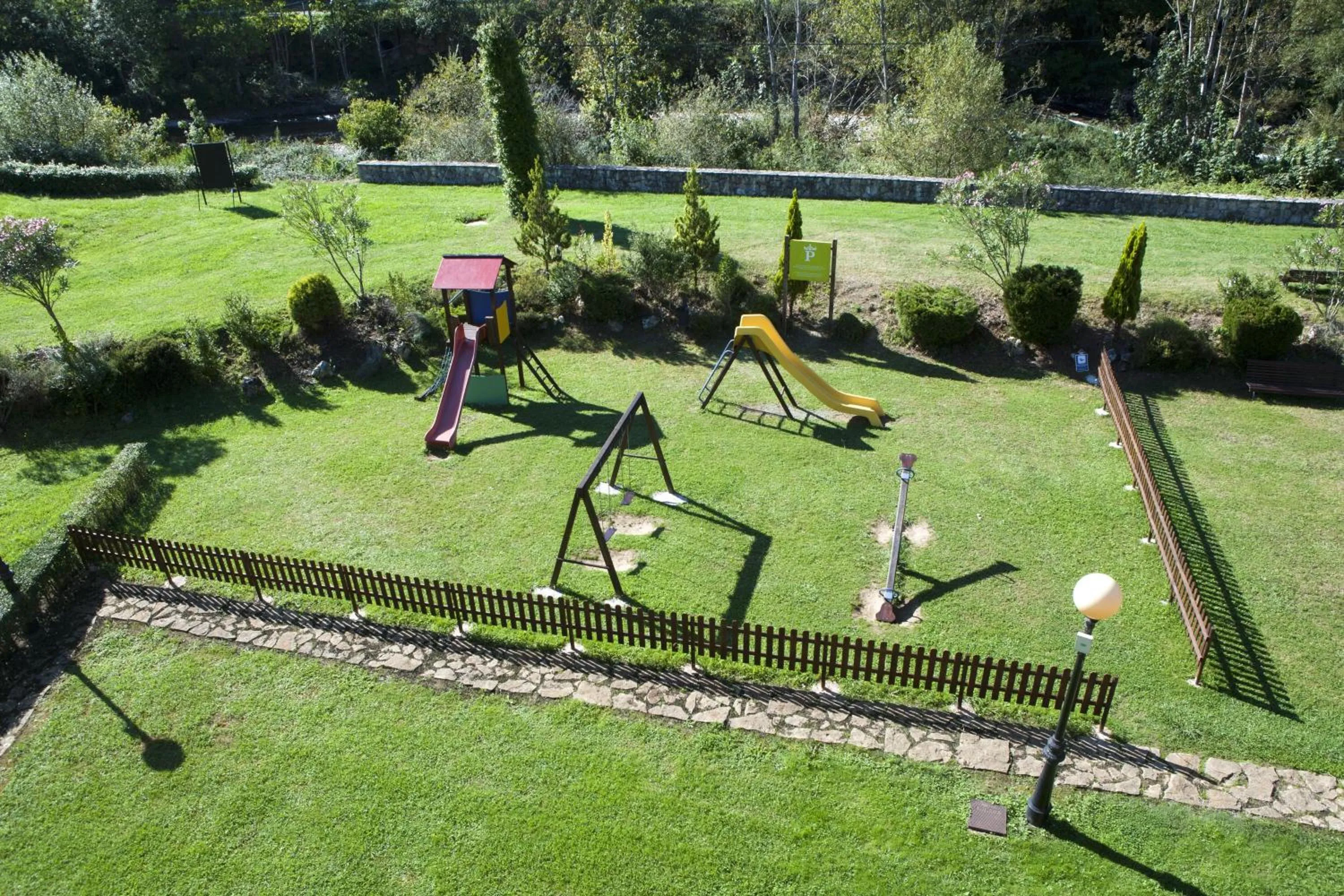 Children play ground in Parador de Cangas de Onís