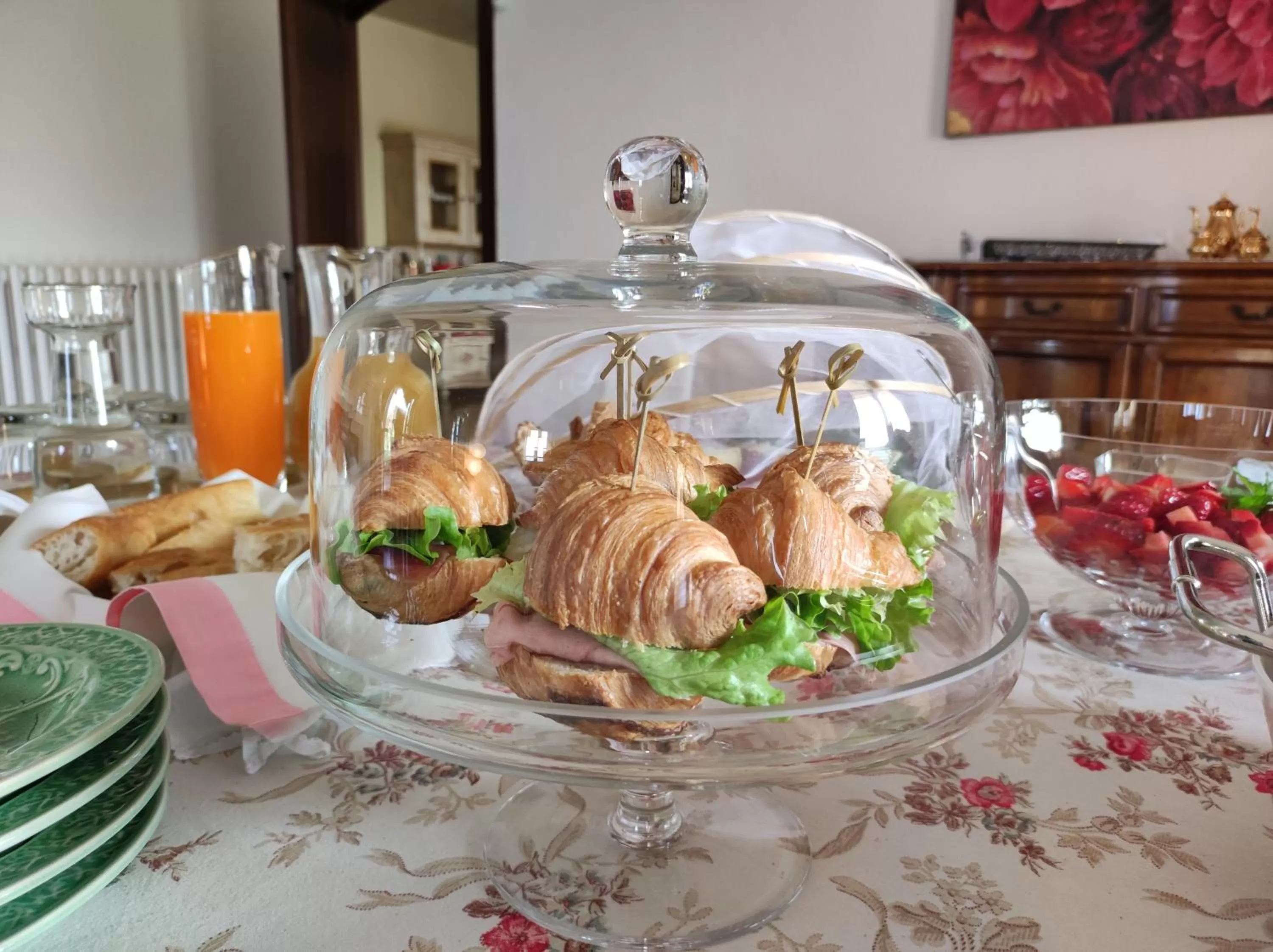 Breakfast in Villa Pieve