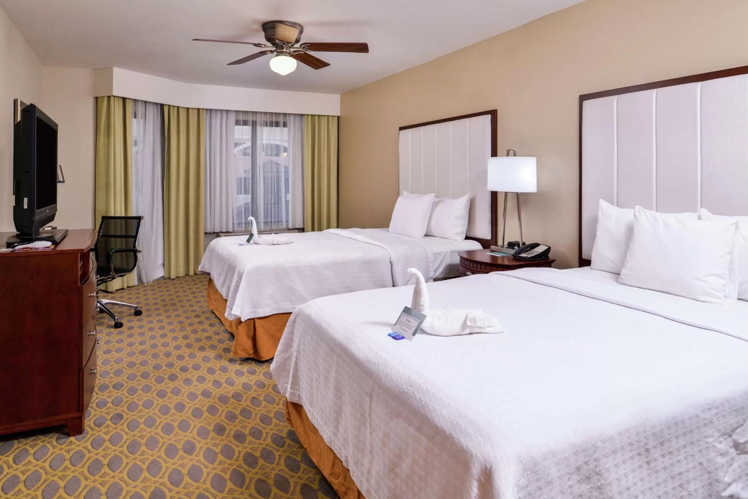 King Suite with Two King Beds - Hearing Access in Homewood Suites by Hilton Jacksonville-Downtown/Southbank