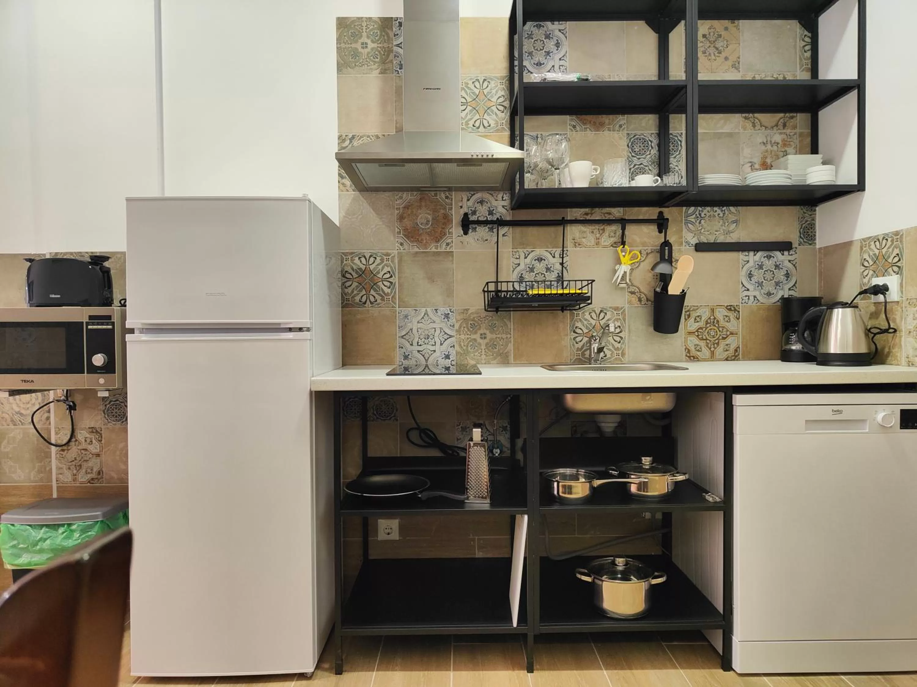 Kitchen or kitchenette in Hotel Apartamentos Pueblo Mar