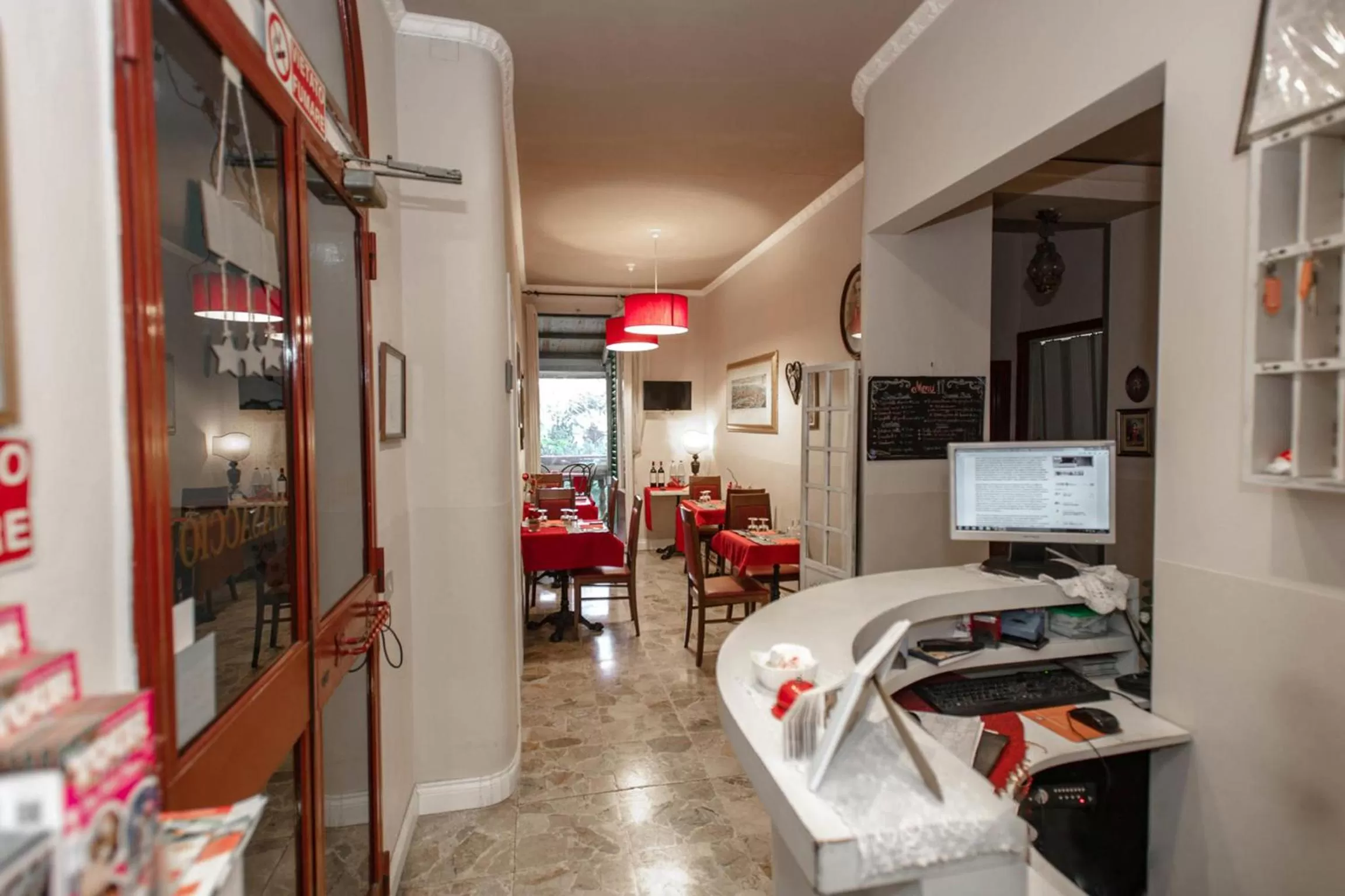 Lobby or reception in Hotel Masaccio