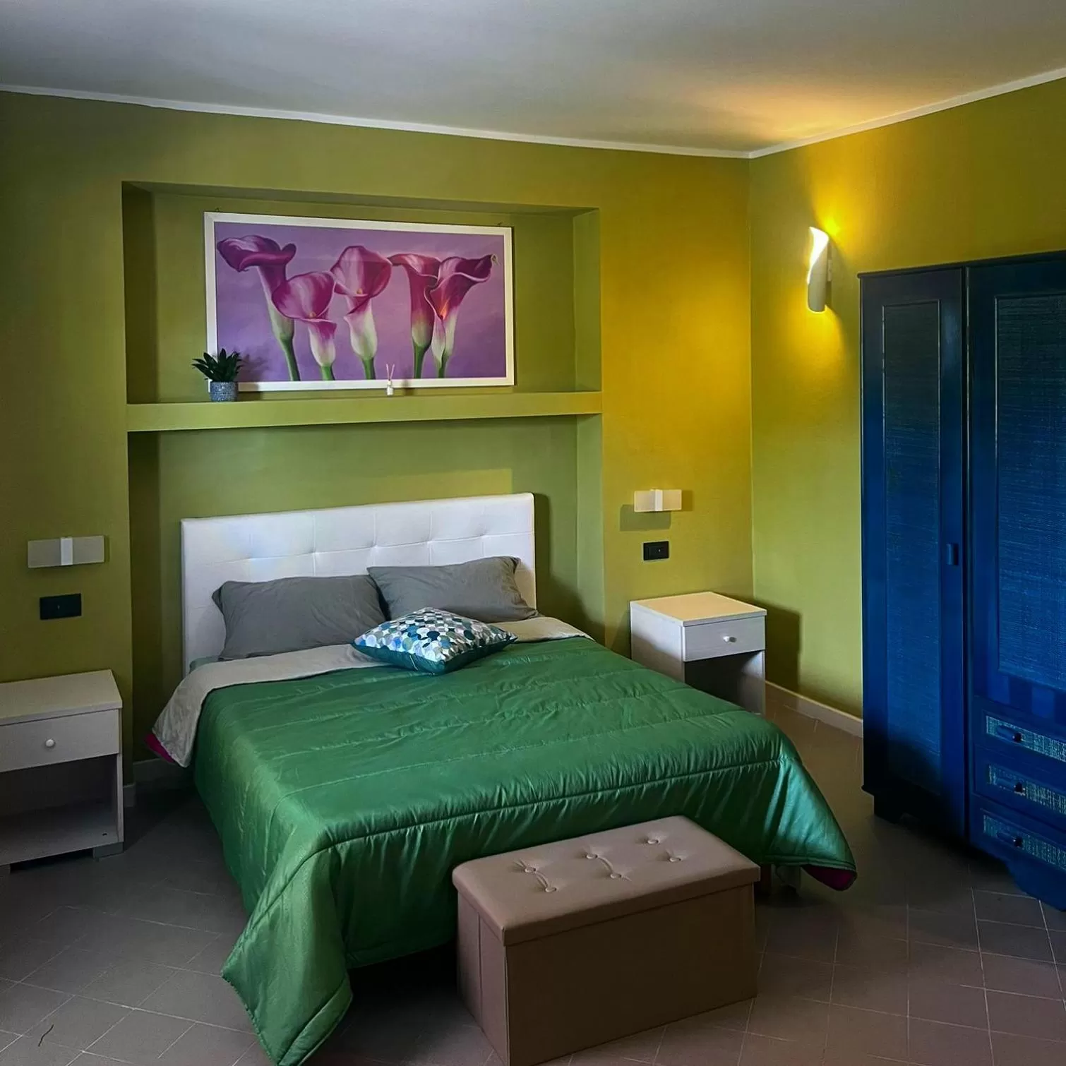 Bed in B&B Cleofà Paestum